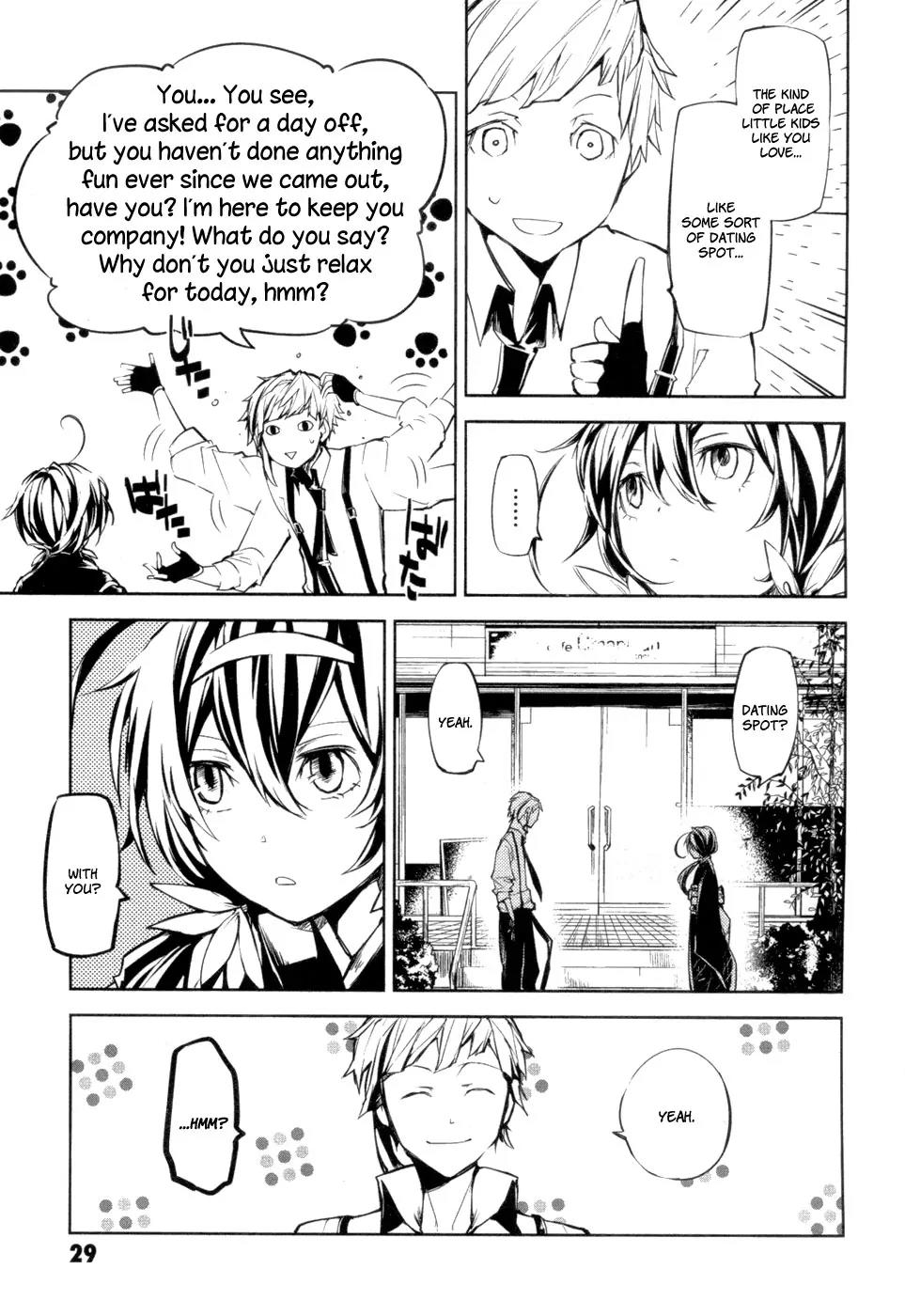 Bungou Stray Dogs Chapter 9 page 30 - Chapter 9: Beautiful People Are Like Silent Statues