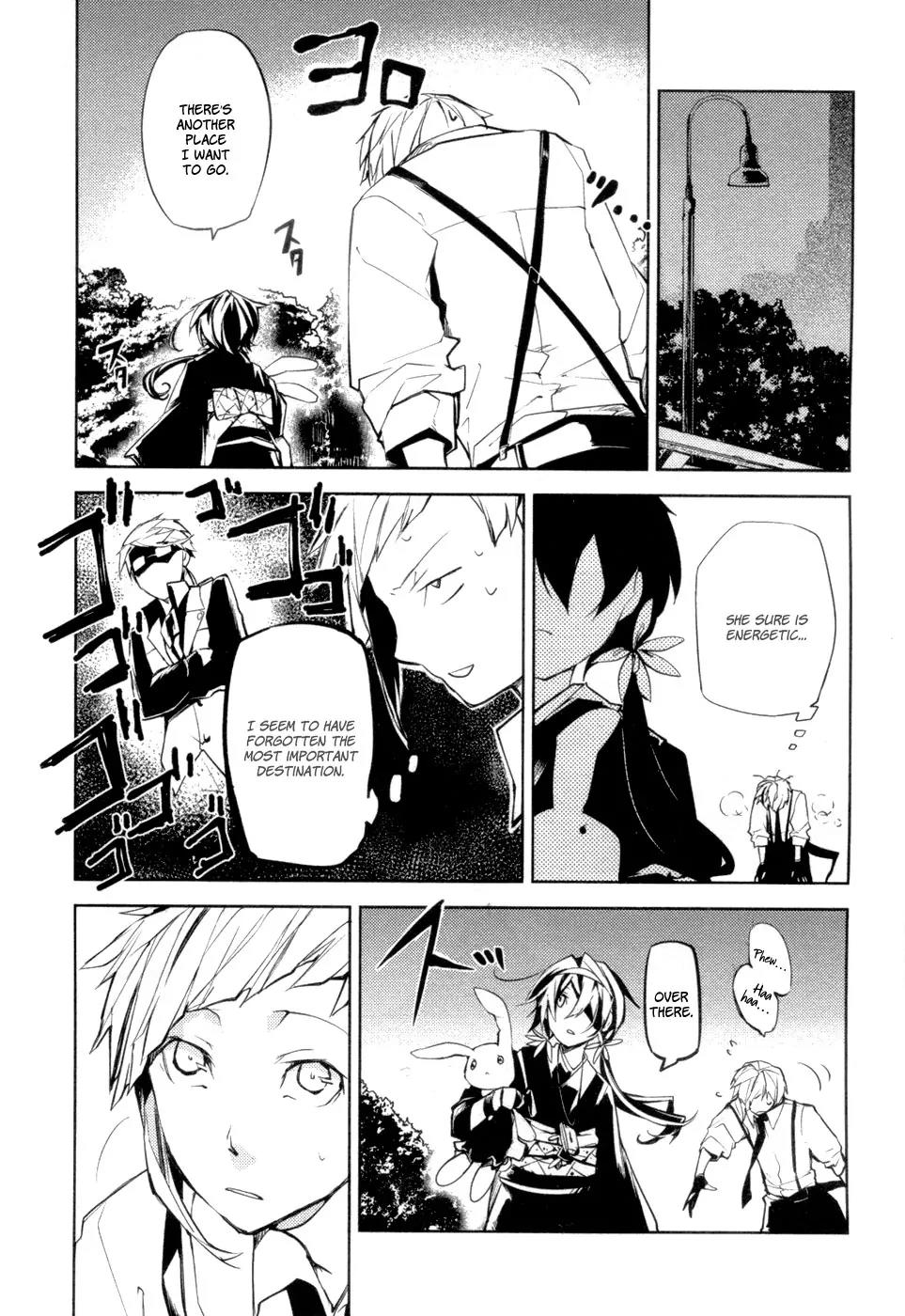 Bungou Stray Dogs Chapter 9 page 34 - Chapter 9: Beautiful People Are Like Silent Statues