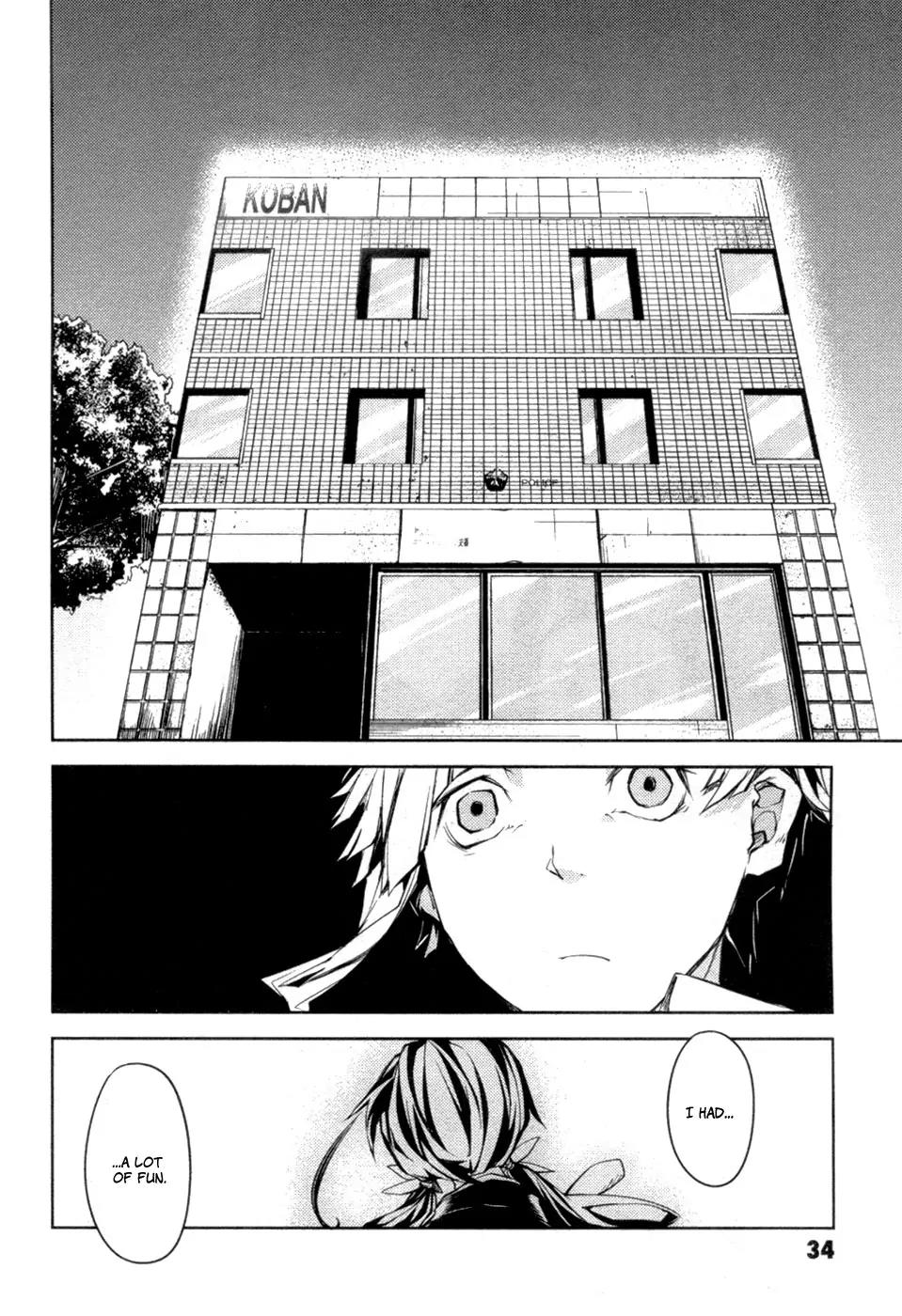 Bungou Stray Dogs Chapter 9 page 35 - Chapter 9: Beautiful People Are Like Silent Statues