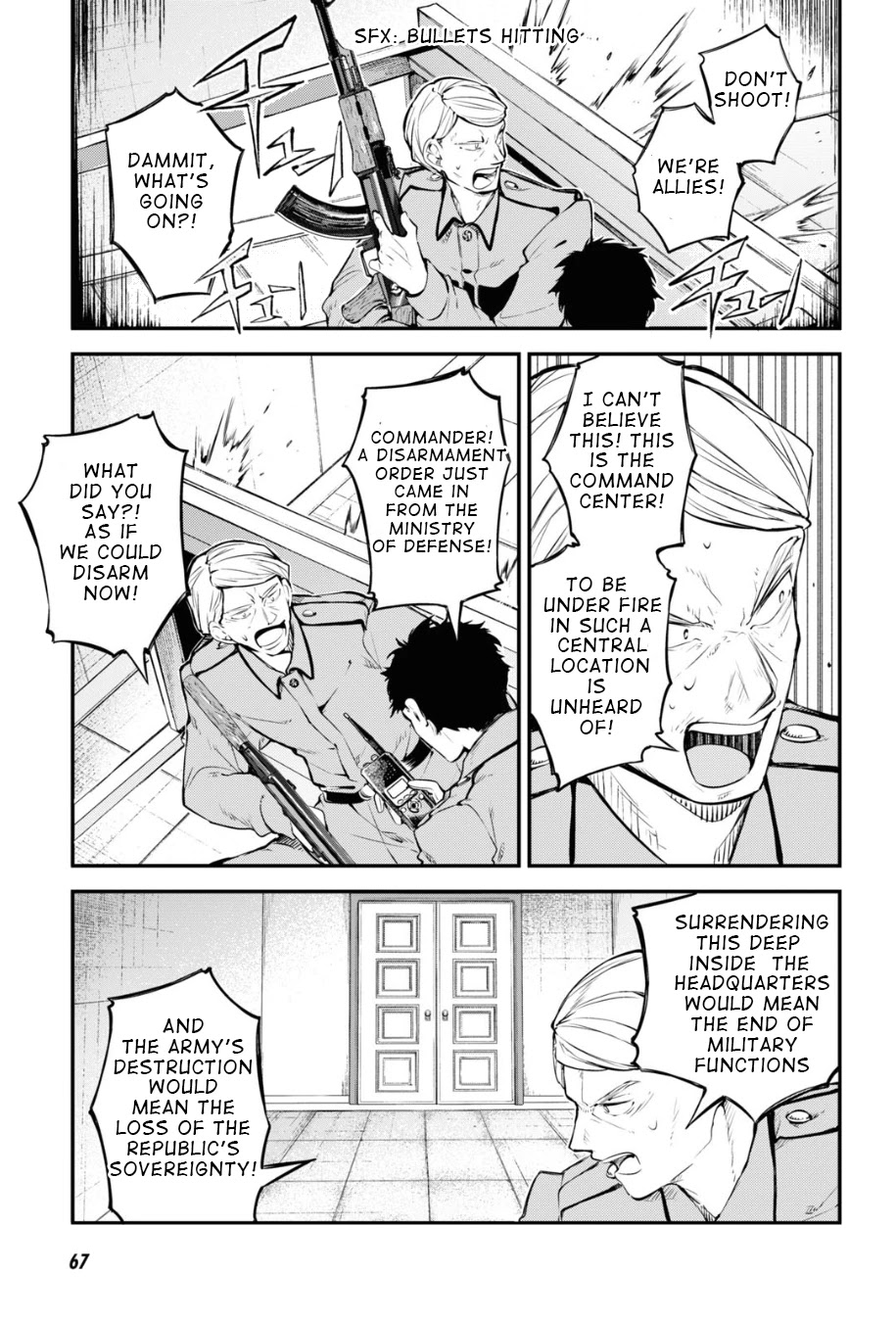Bungou Stray Dogs Chapter 90 page 23 - Chapter 90: Hero War, Gang War, Final Part