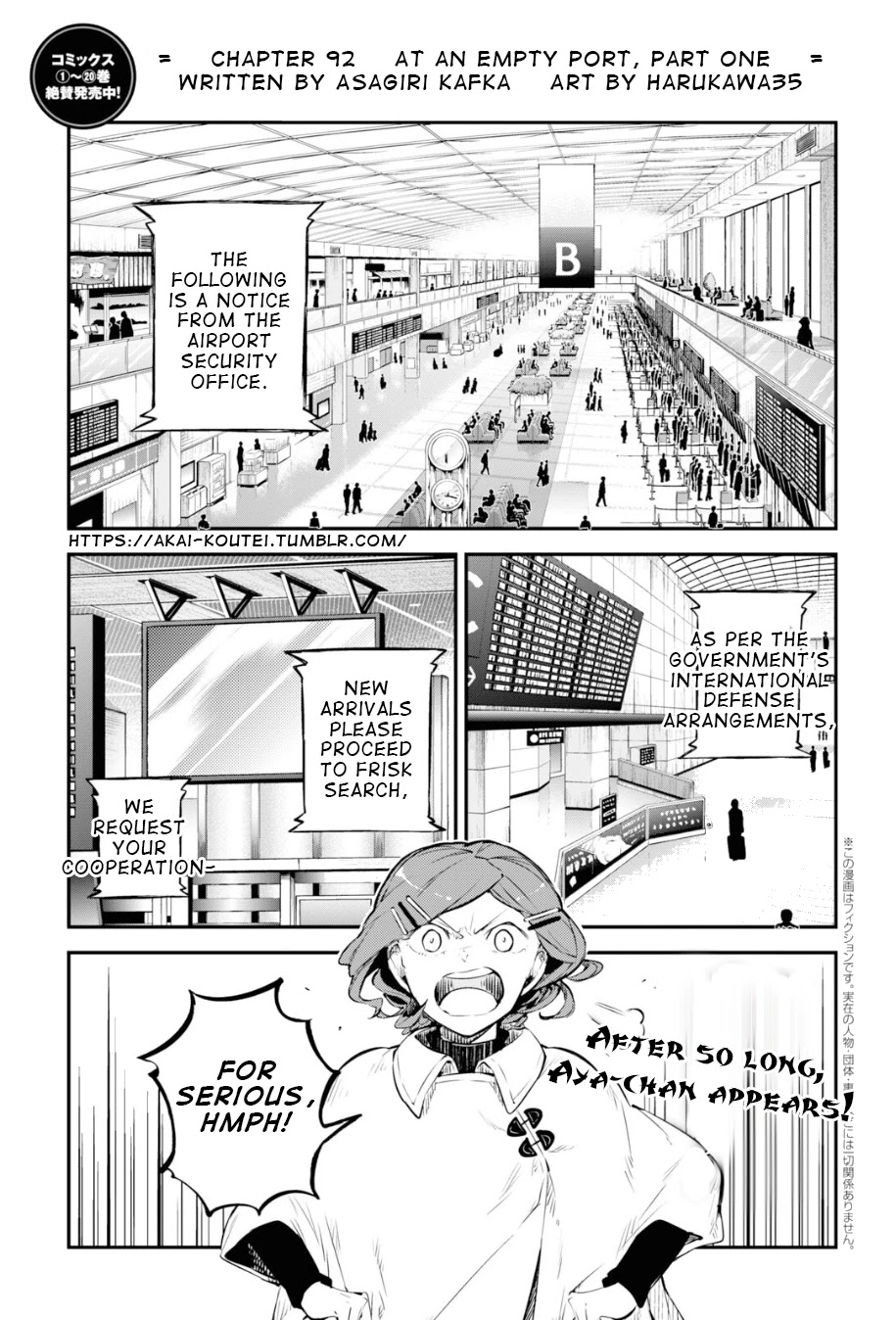 Bungou Stray Dogs Chapter 92 page 3 - Chapter 92