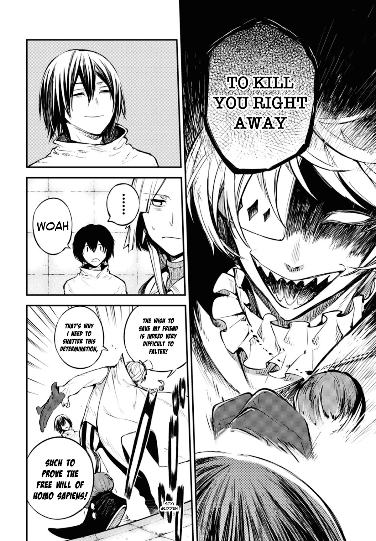 Bungou Stray Dogs Chapter 95.5 page 6 - Chapter 95.5: At an Empty Port Part 5 (Second Part)