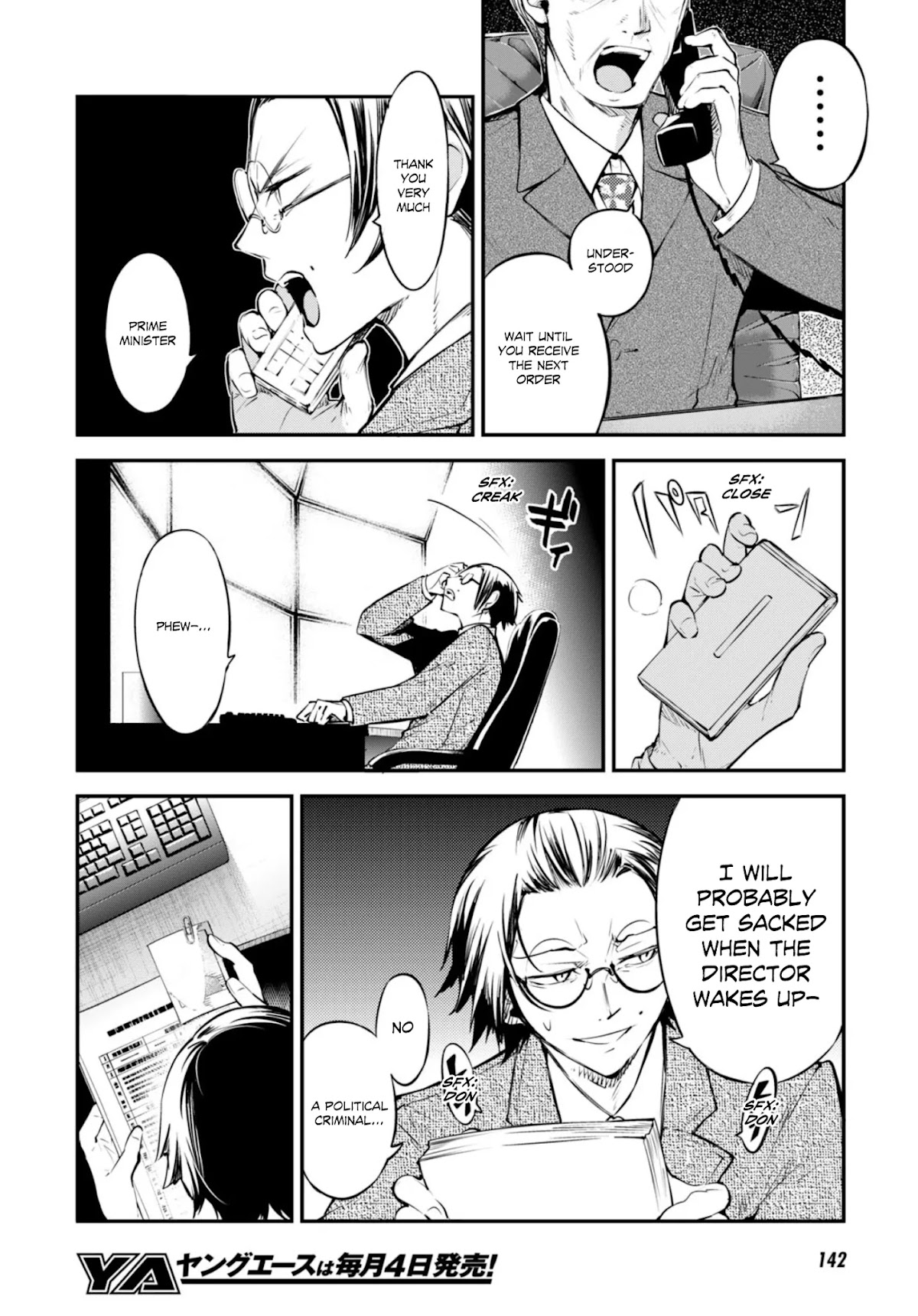 Bungou Stray Dogs Chapter 95 page 10 - Chapter 95: At an Empty Port Part 5 (First Part)