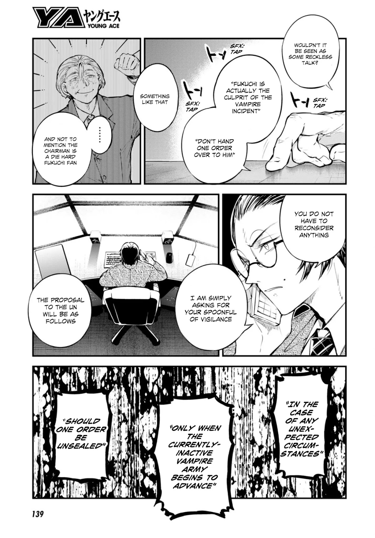 Bungou Stray Dogs Chapter 95 page 7 - Chapter 95: At an Empty Port Part 5 (First Part)