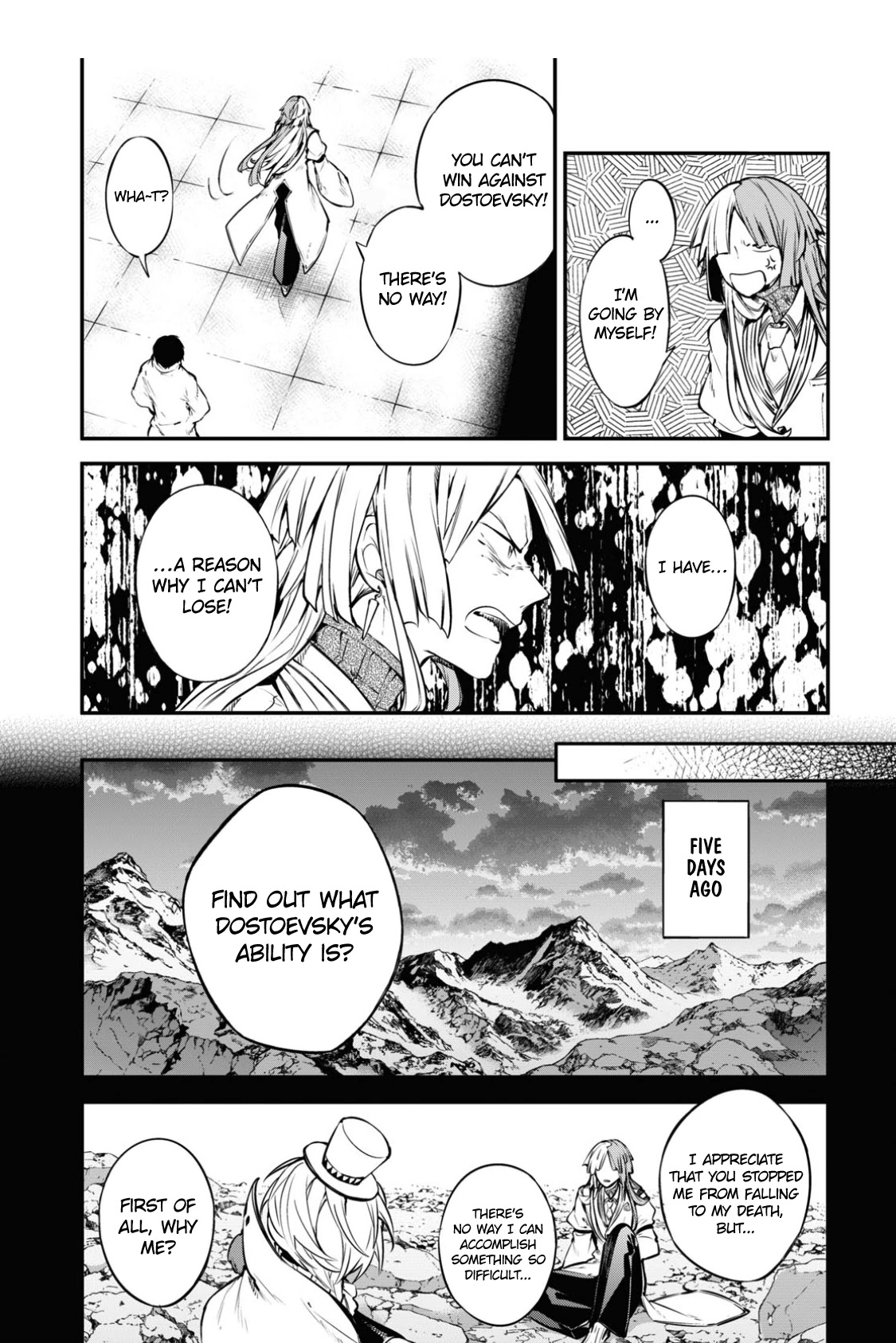 Bungou Stray Dogs Chapter 98 page 18 - Chapter 98: In the Pier of the Sky Part 7