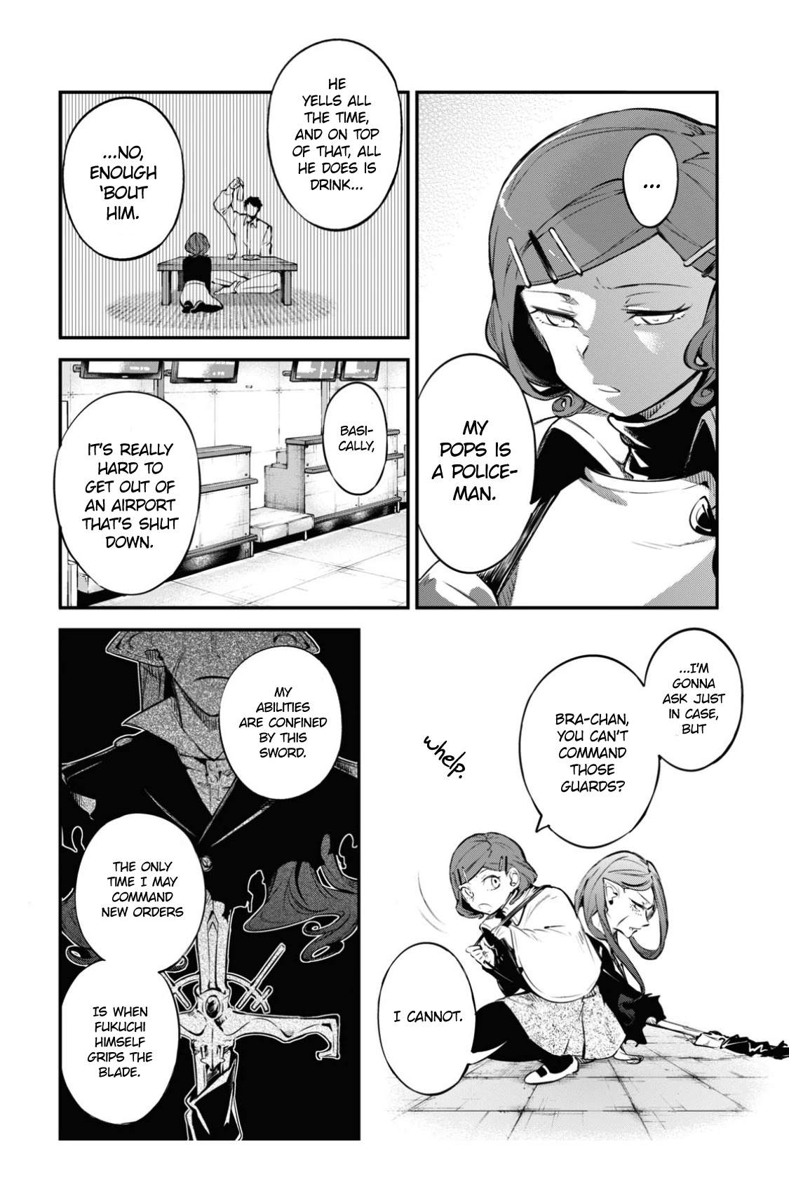 Bungou Stray Dogs Chapter 98 page 3 - Chapter 98: In the Pier of the Sky Part 7
