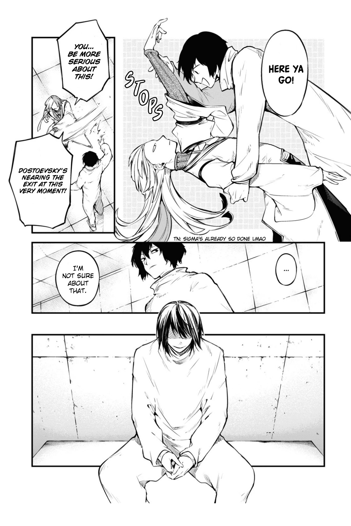 Bungou Stray Dogs Chapter 98 page 8 - Chapter 98: In the Pier of the Sky Part 7