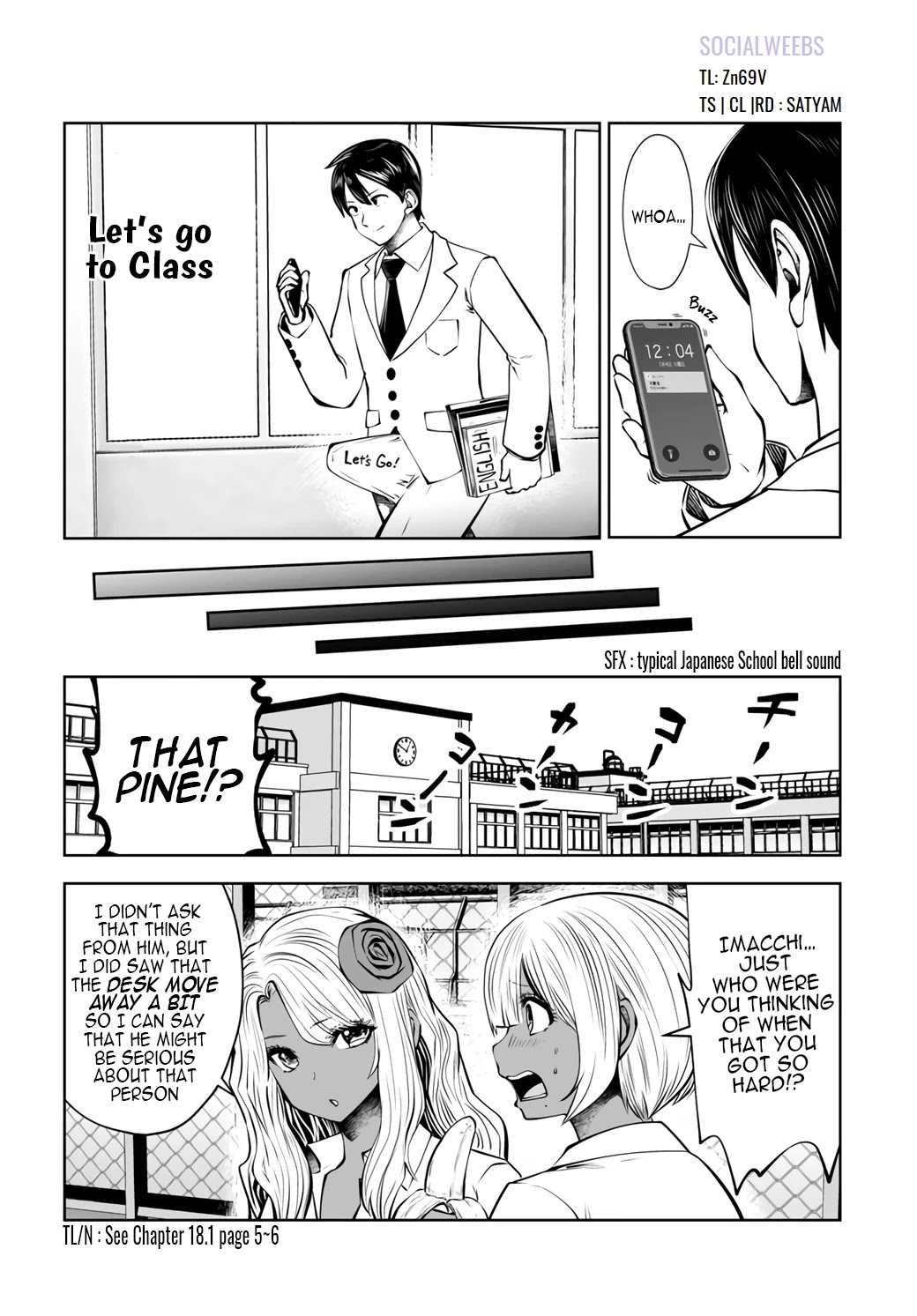 Burakku Gakkou ni Tsutomete Shimatta Sensei Chapter 19.1 page 18 - Chapter 19.1 - 19.4: Wild Ideas are good