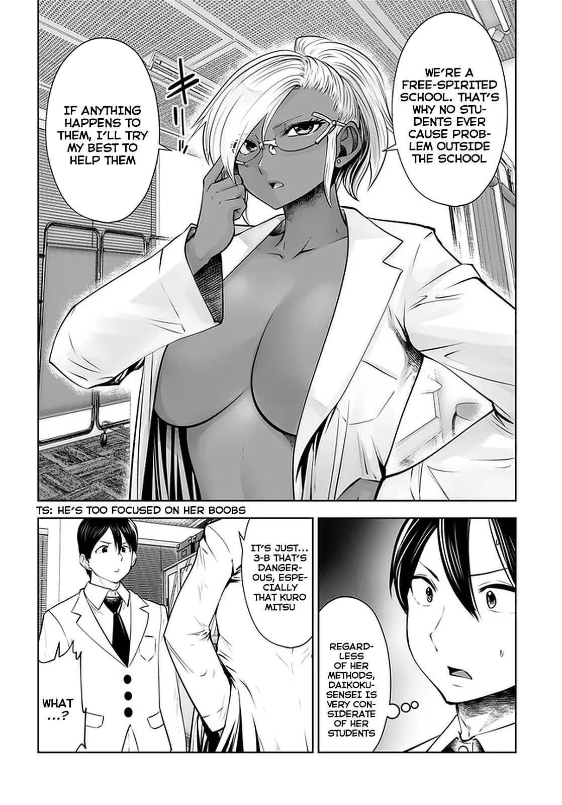 Burakku Gakkou ni Tsutomete Shimatta Sensei Chapter 21.1 page 13 - Chapter 21.1 - 21.4