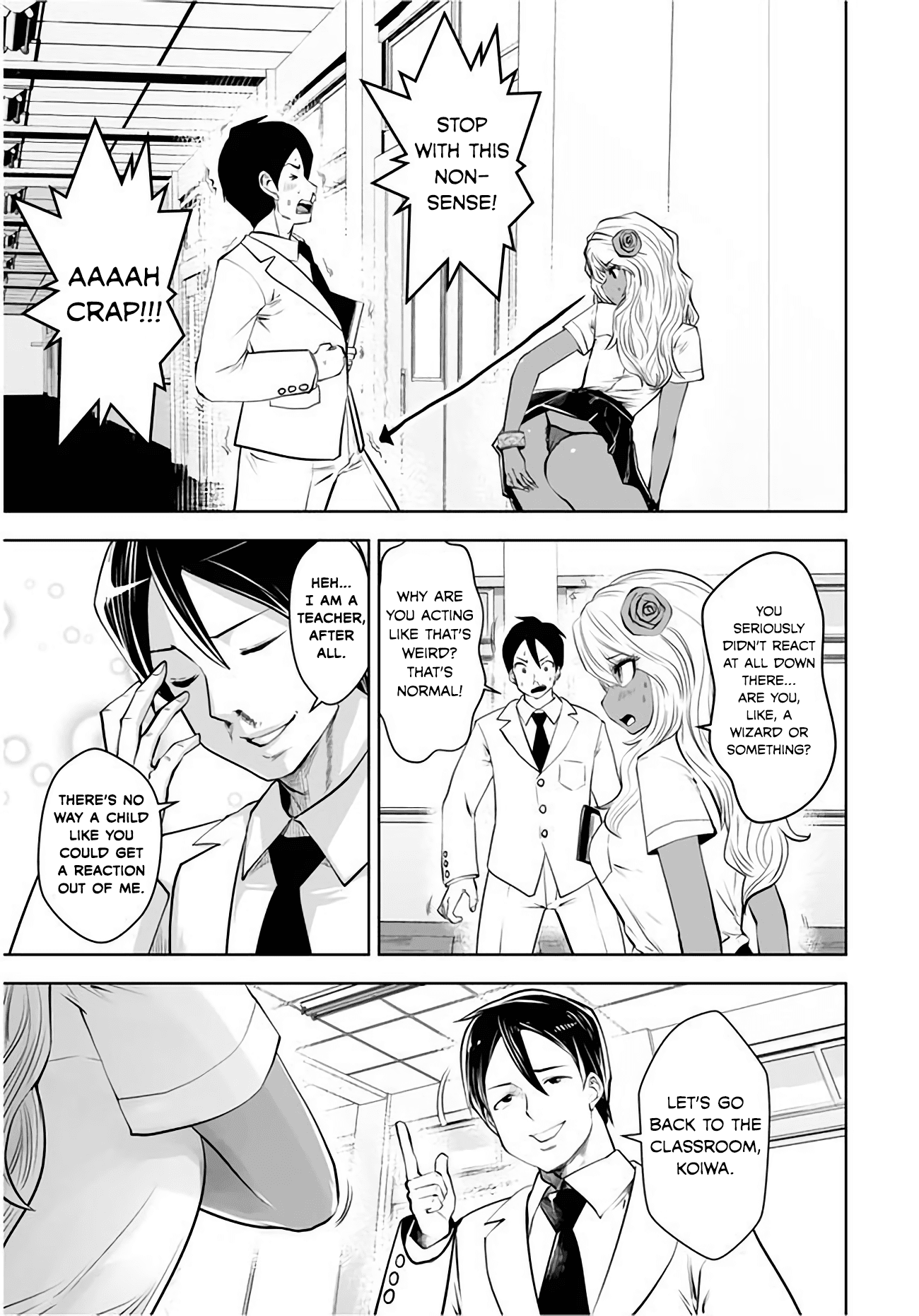 Burakku Gakkou ni Tsutomete Shimatta Sensei Chapter 3 page 3 - Chapter 3: Absolute Temptation