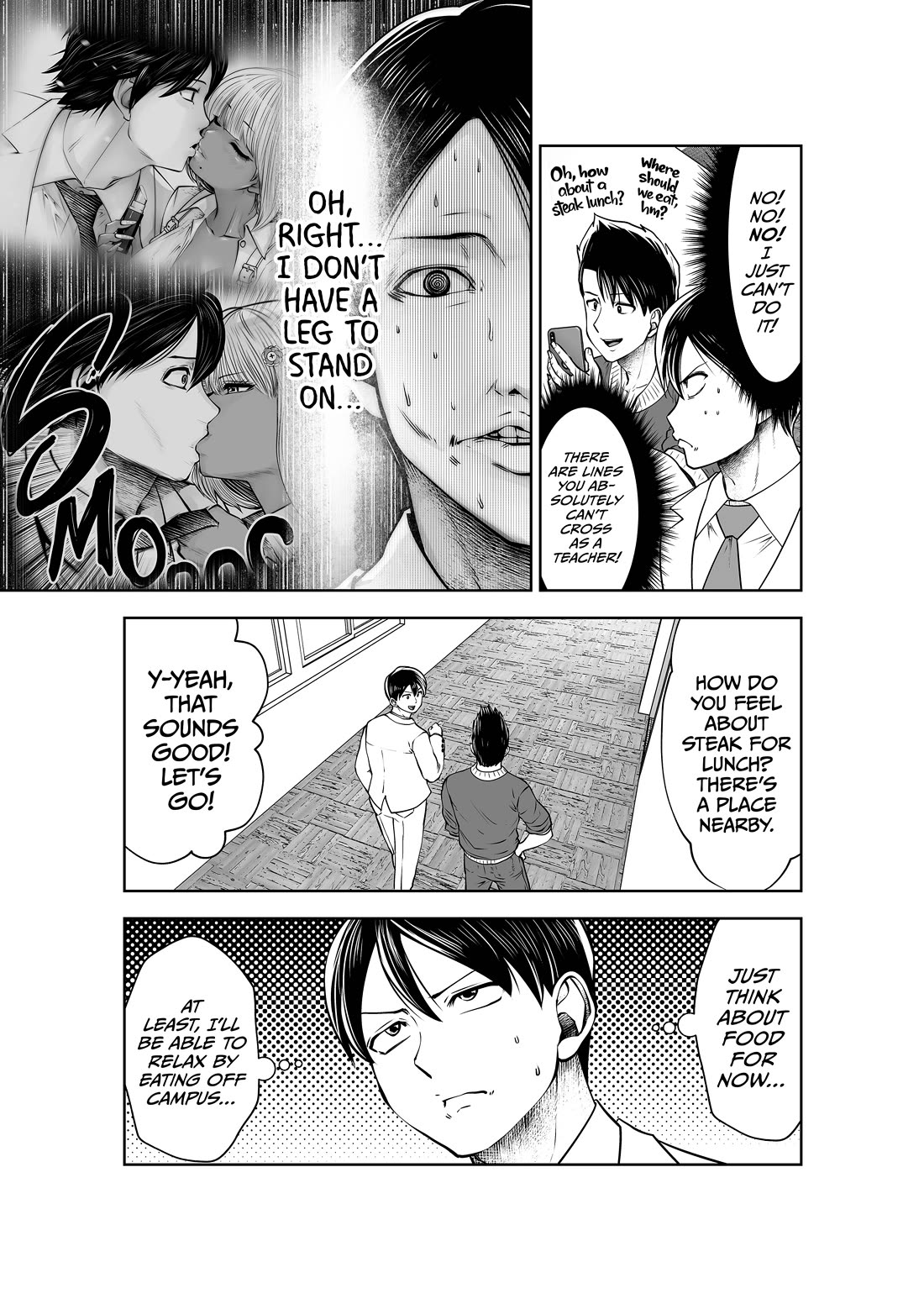 Burakku Gakkou ni Tsutomete Shimatta Sensei Chapter 32 page 10 - Chapter 32
