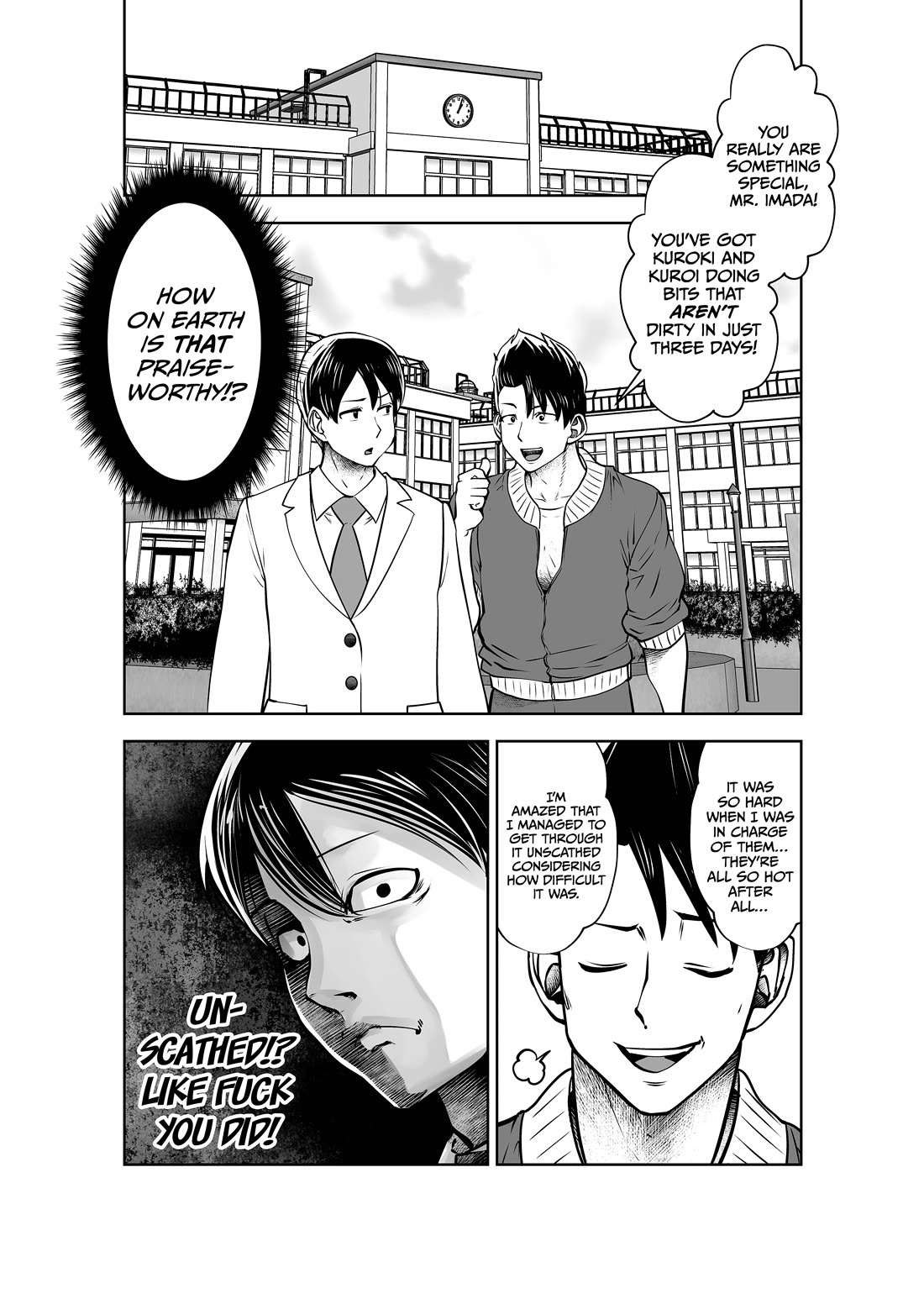 Burakku Gakkou ni Tsutomete Shimatta Sensei Chapter 32 page 19 - Chapter 32