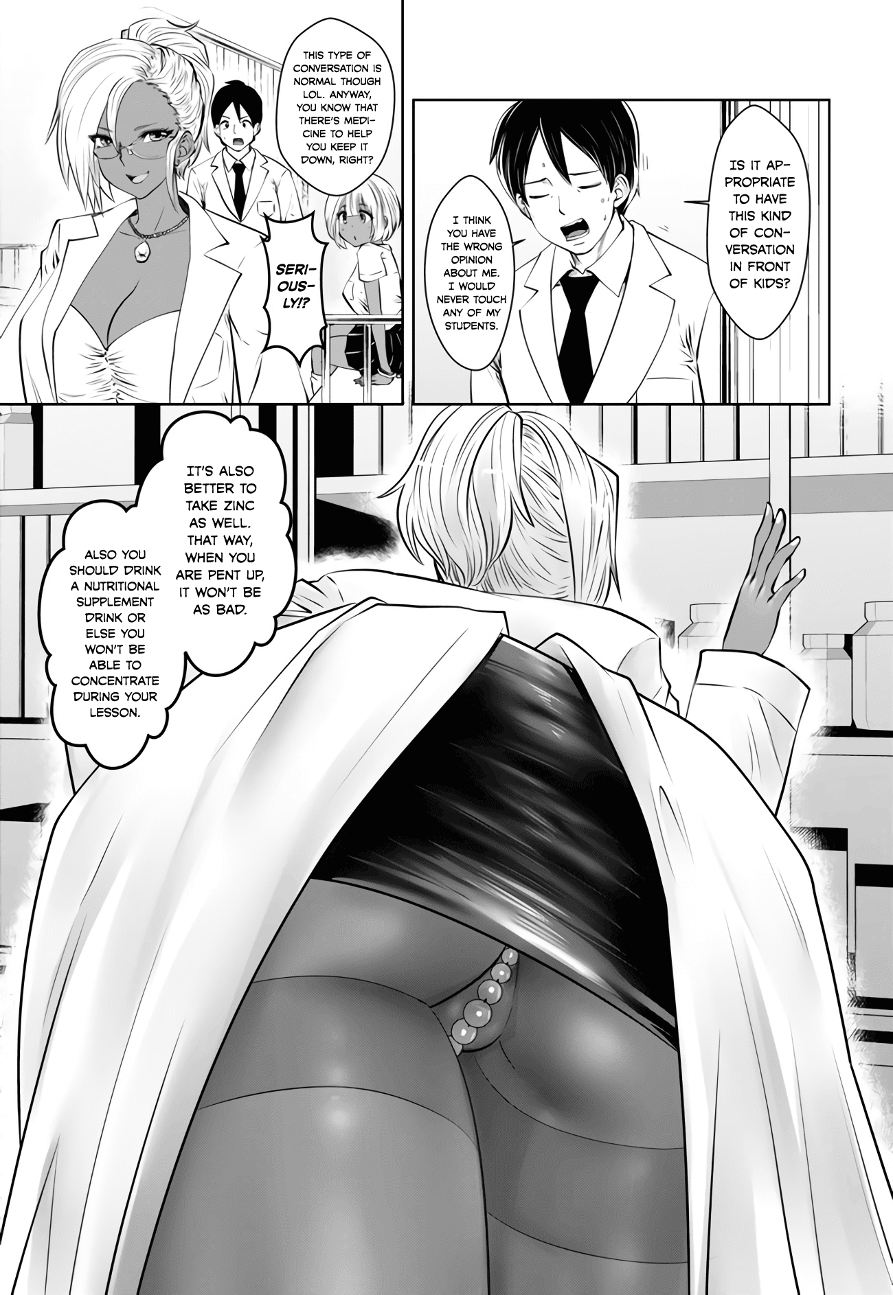 Burakku Gakkou ni Tsutomete Shimatta Sensei Chapter 4 page 17 - Chapter 4: The arrival of the wild slut