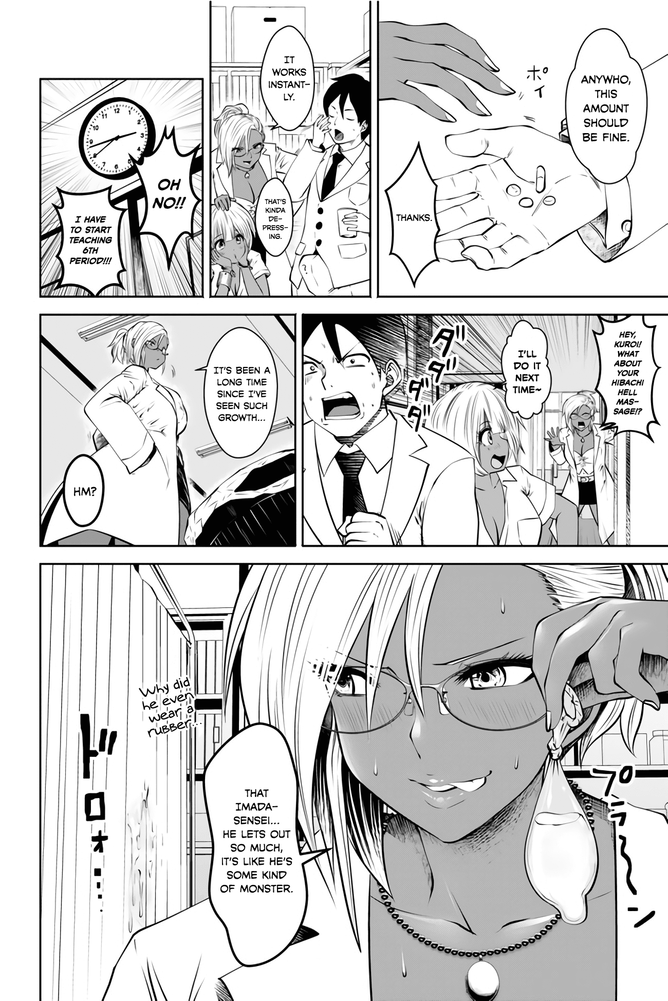 Burakku Gakkou ni Tsutomete Shimatta Sensei Chapter 4 page 19 - Chapter 4: The arrival of the wild slut