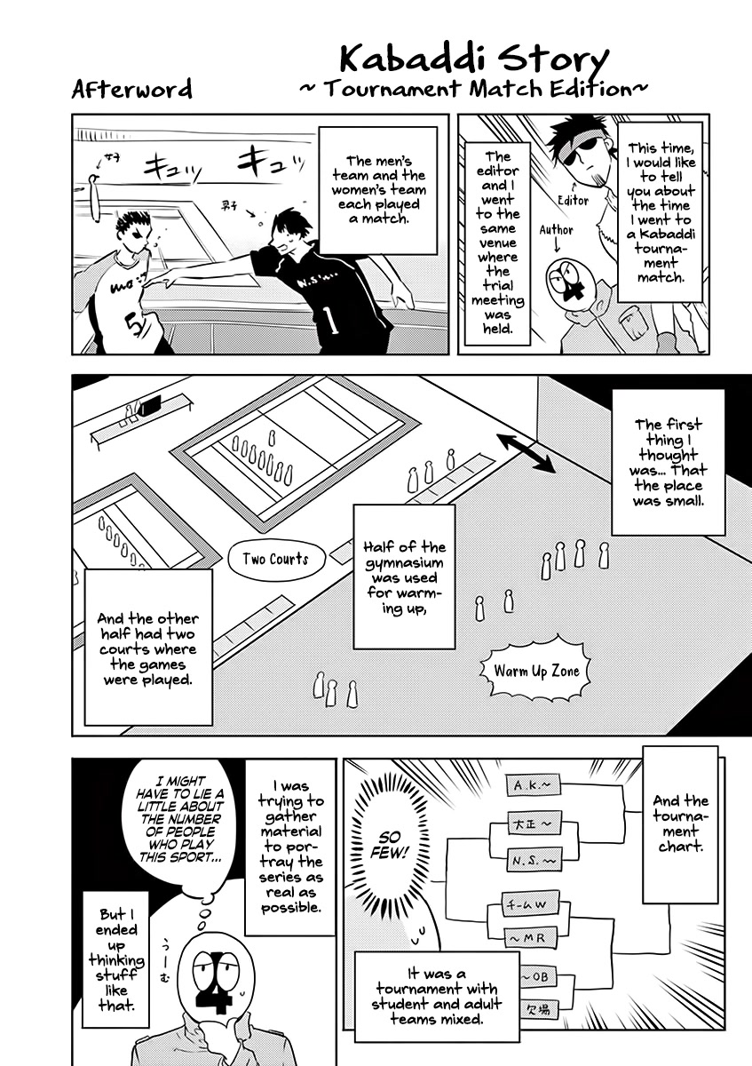 Burning Kabaddi Chapter 25.5 page 7 - Chapter 25.5: Volume 3 Extras
