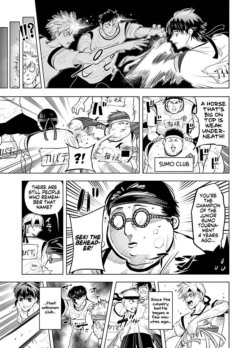 Burning Kabaddi Chapter 29 page 5 - Chapter 29: Brawl! Inter-Club Cavalry Battle