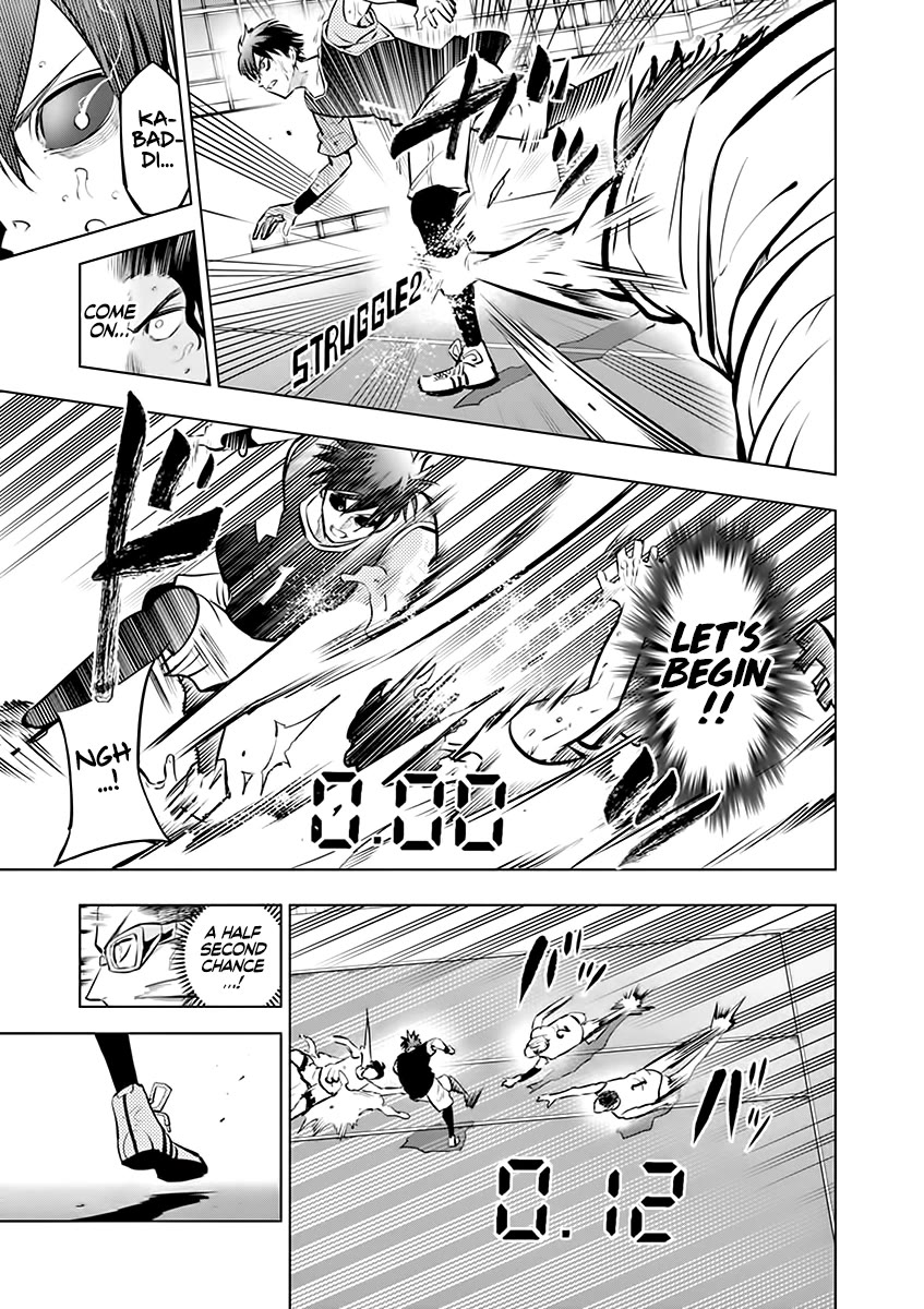 Burning Kabaddi Chapter 43 page 9 - Chapter 43: 0.5 Seconds
