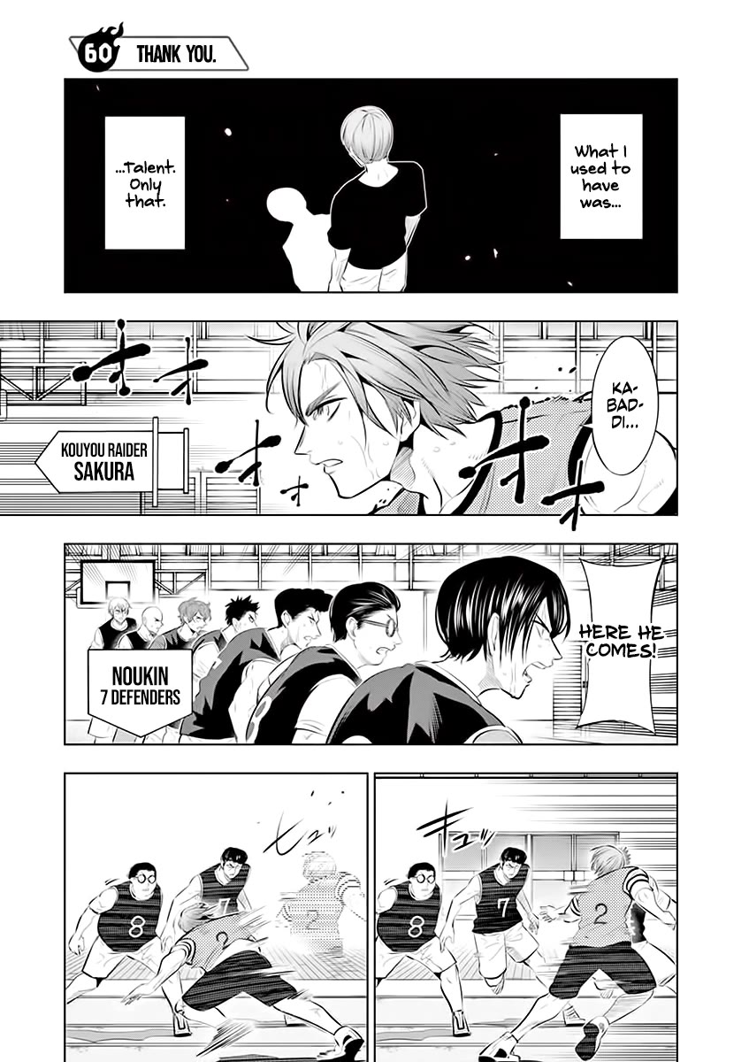 Burning Kabaddi Chapter 60 page 1 - Chapter 60: Thank You.