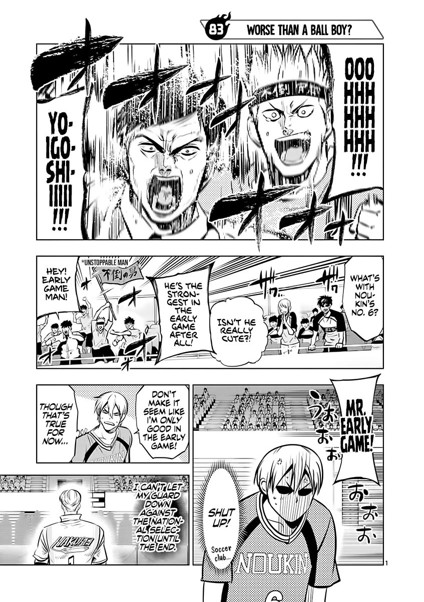 Burning Kabaddi Chapter 83 page 1 - Chapter 83: Worse Than a Ball Boy?
