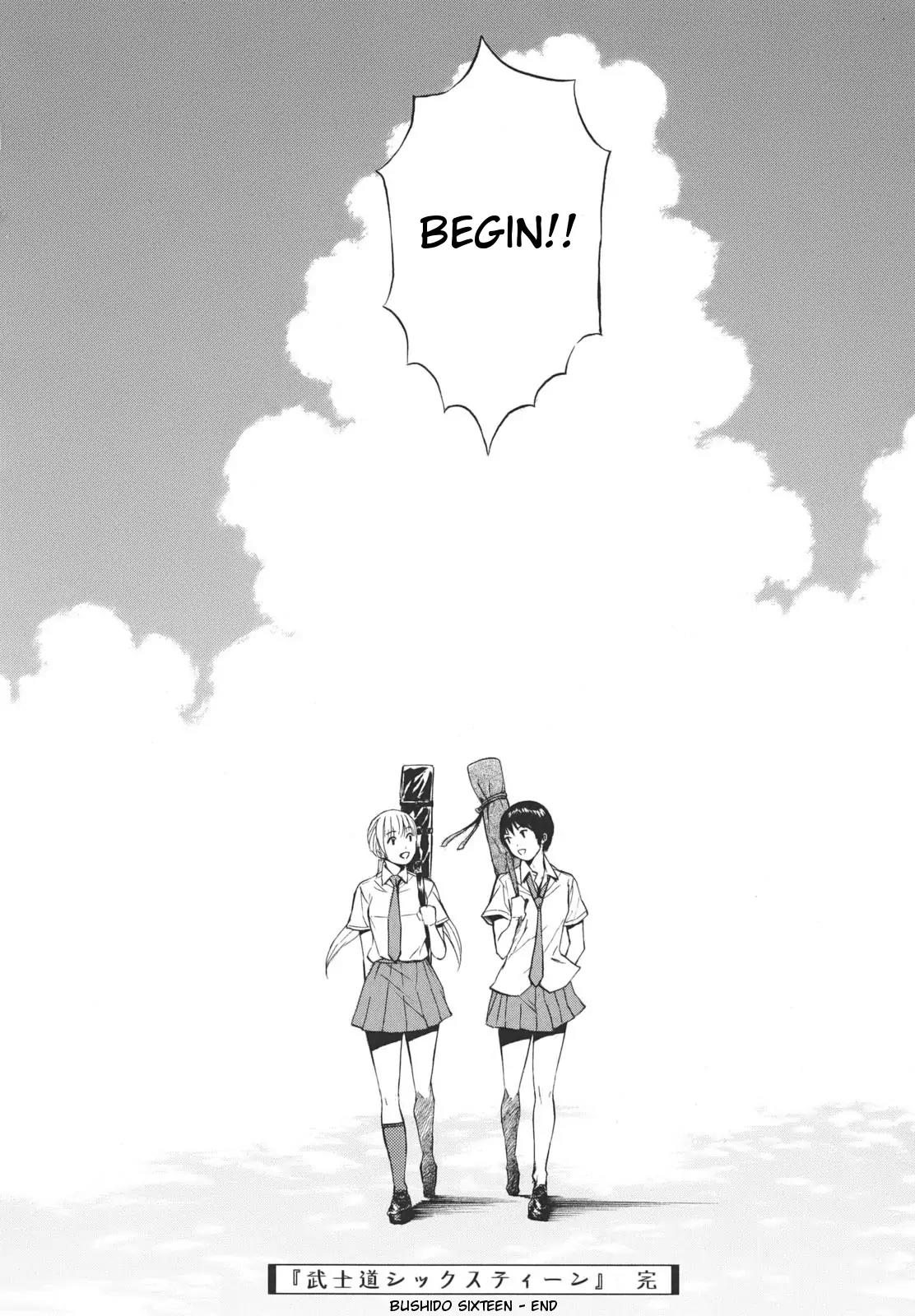 Bushidou Sixteen Chapter 18 page 33 - Chapter 18: Sayonara Isn't a Farewell