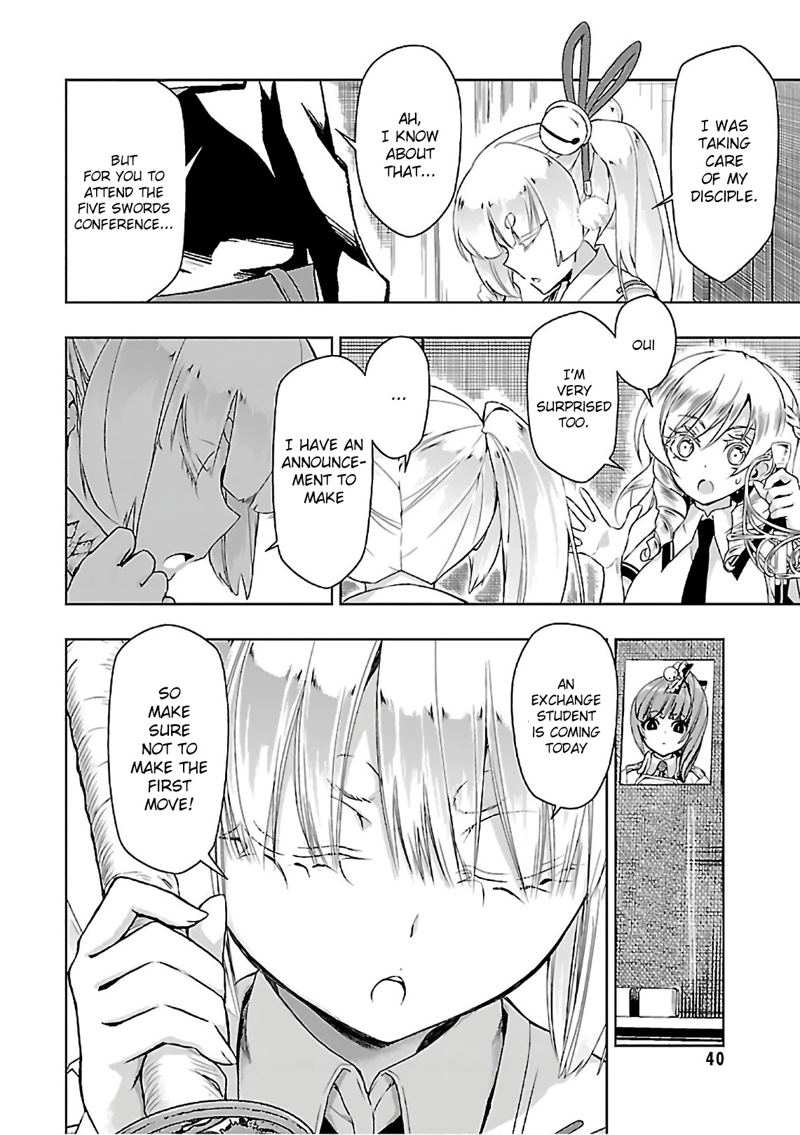 Busou Shoujo Machiavellianism Chapter 36 page 11 - Chapter 36: Exchange Student
