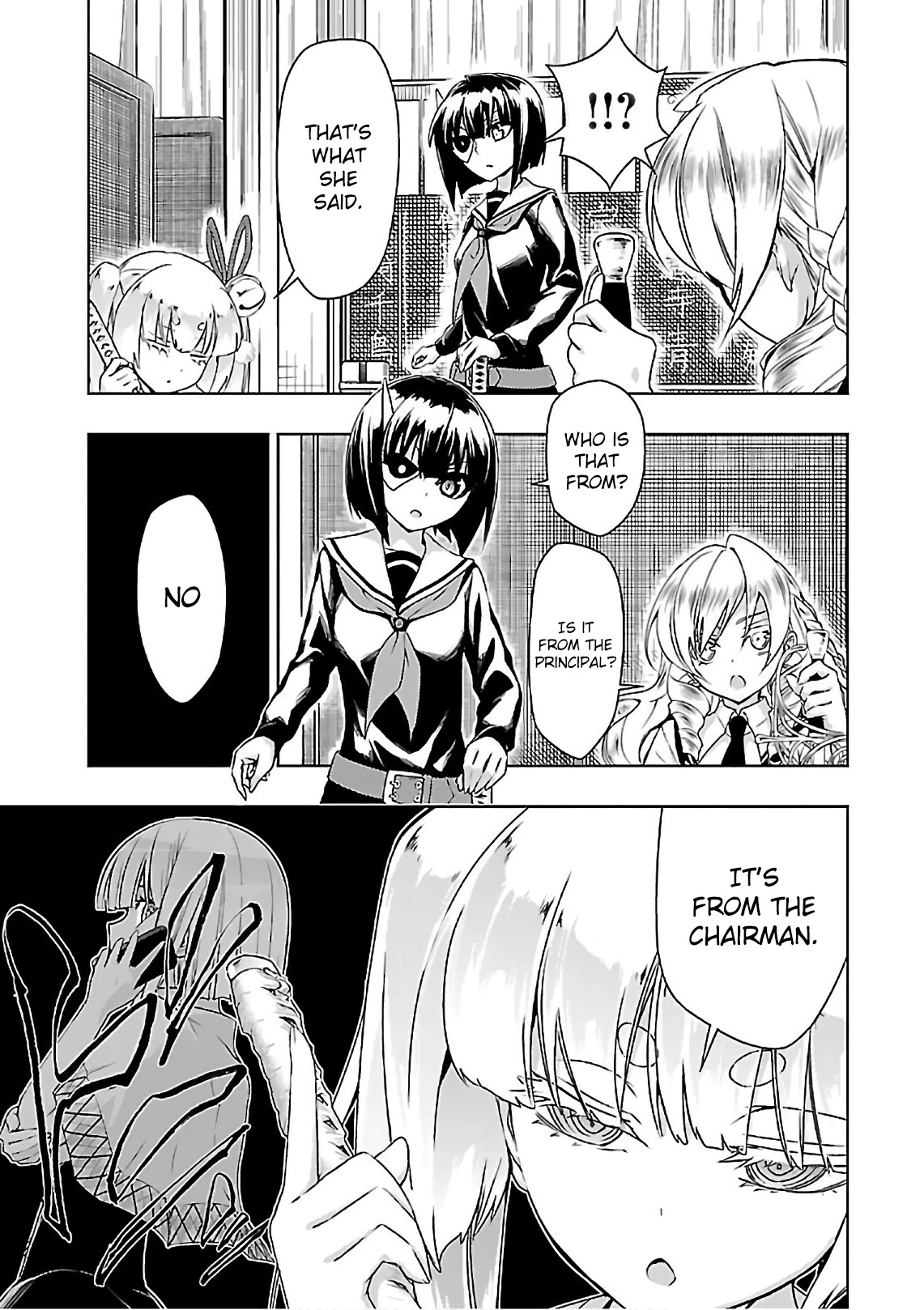 Busou Shoujo Machiavellianism Chapter 36 page 12 - Chapter 36: Exchange Student