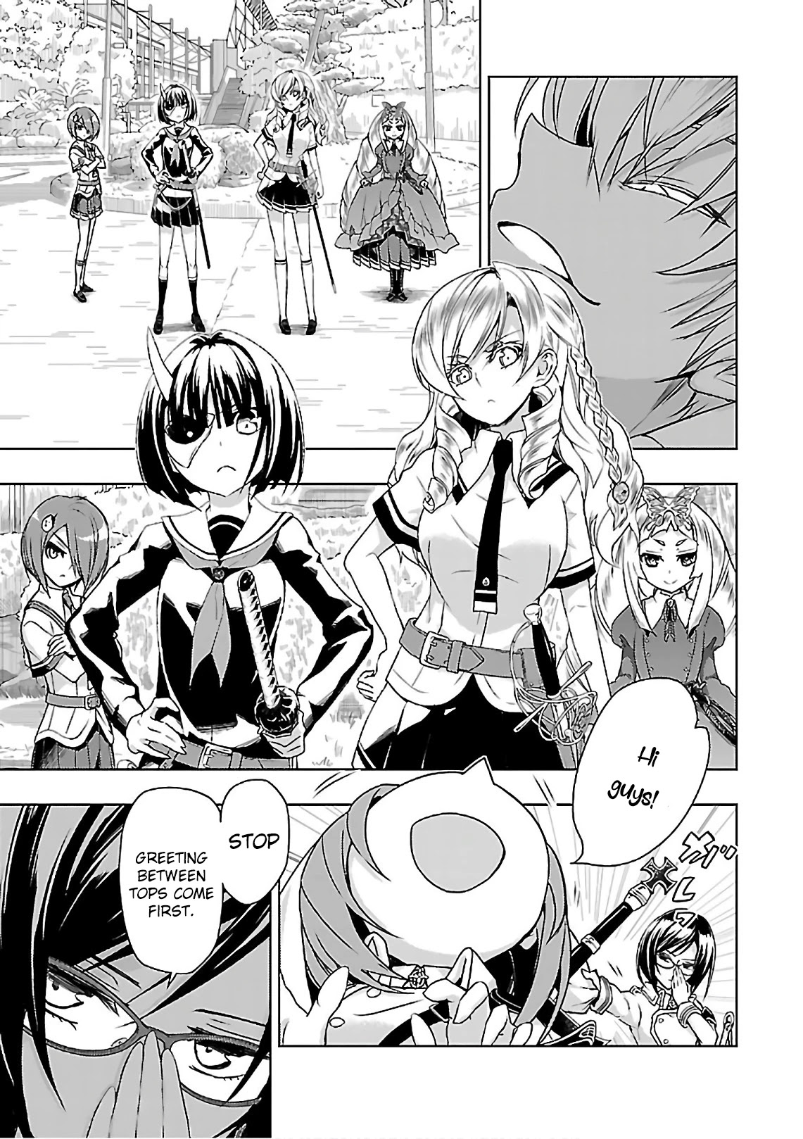 Busou Shoujo Machiavellianism Chapter 36 page 16 - Chapter 36: Exchange Student