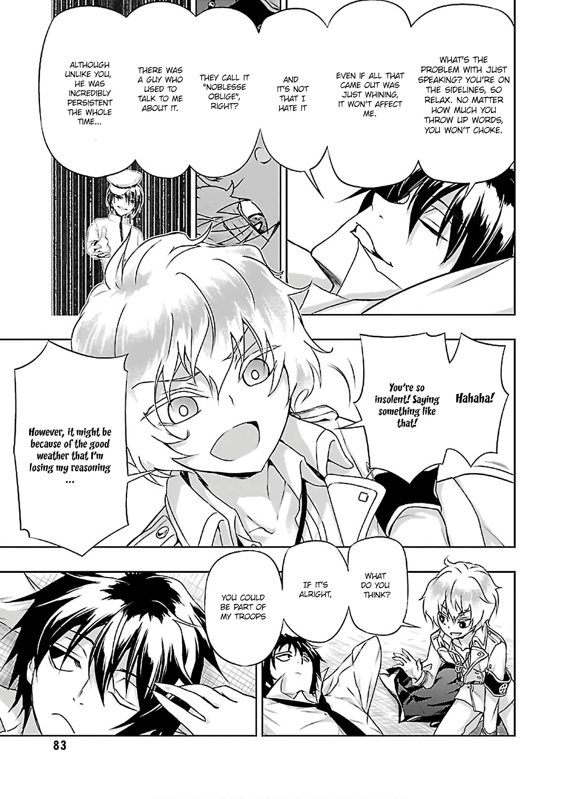 Busou Shoujo Machiavellianism Chapter 37 page 21 - Chapter 37: Cutting the Peace, The Six Swords