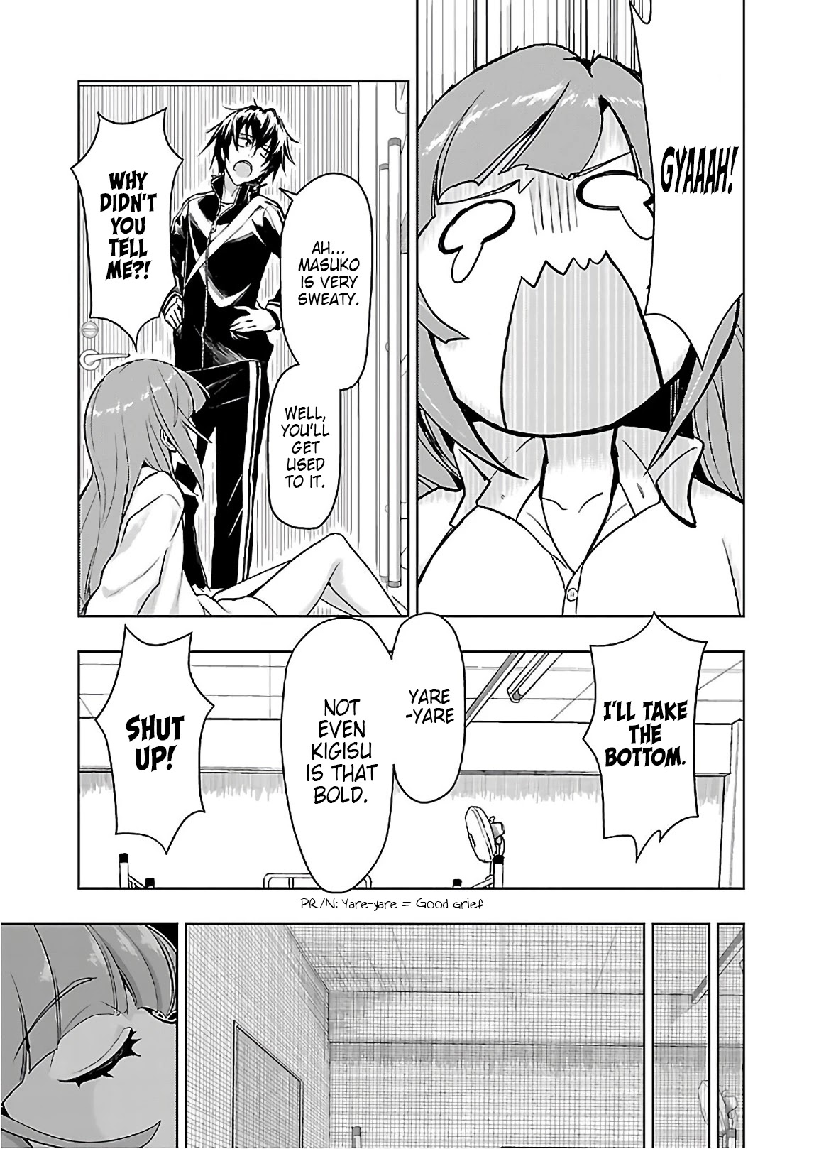 Busou Shoujo Machiavellianism Chapter 44 page 10 - Chapter 44: In His Room, and In "His Shirt".