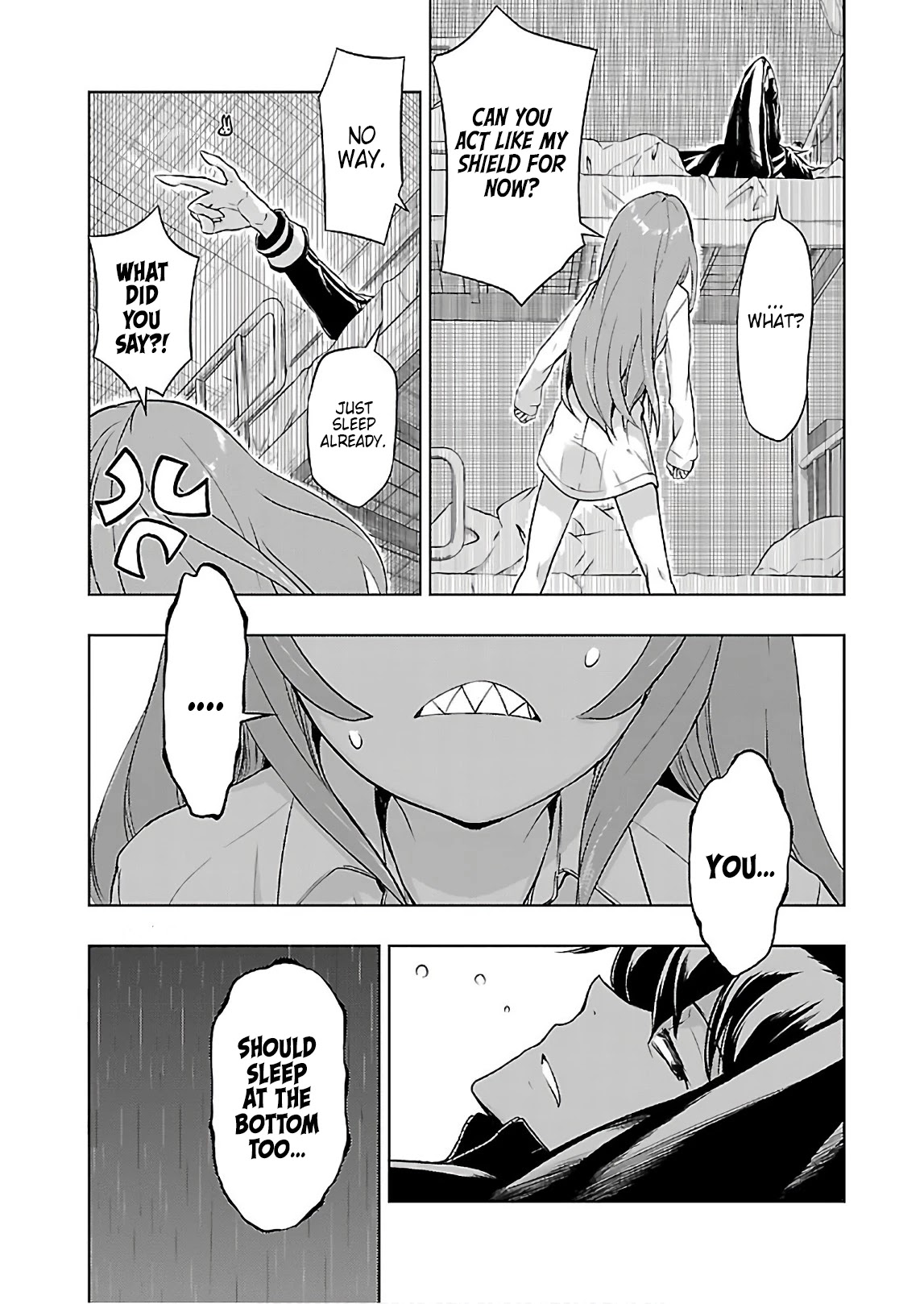 Busou Shoujo Machiavellianism Chapter 44 page 12 - Chapter 44: In His Room, and In "His Shirt".