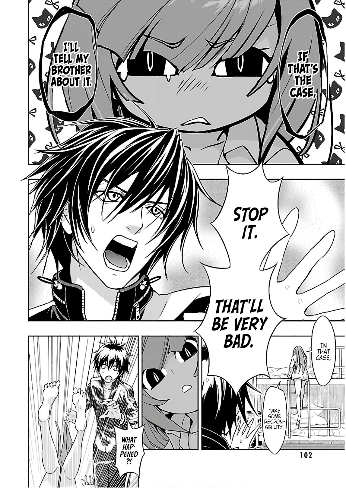 Busou Shoujo Machiavellianism Chapter 44 page 9 - Chapter 44: In His Room, and In "His Shirt".