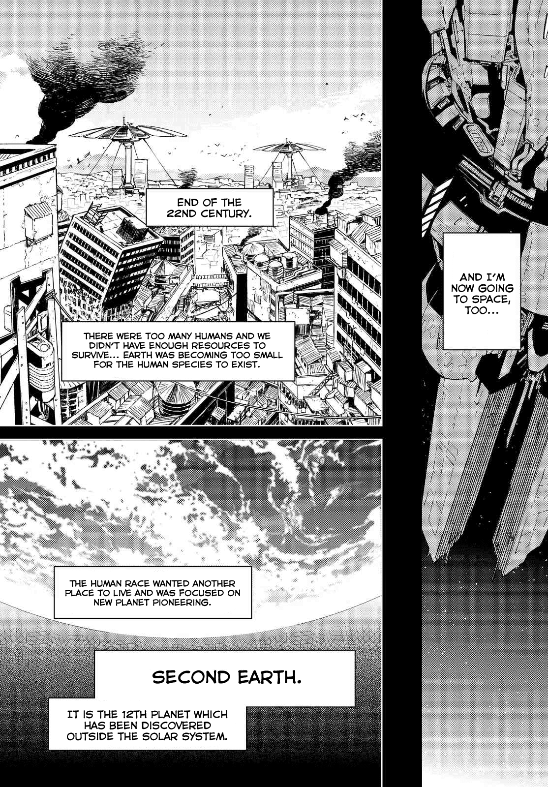 Buster Dress Chapter 1 page 16 - Chapter 1: Second-Earth. Dropping.