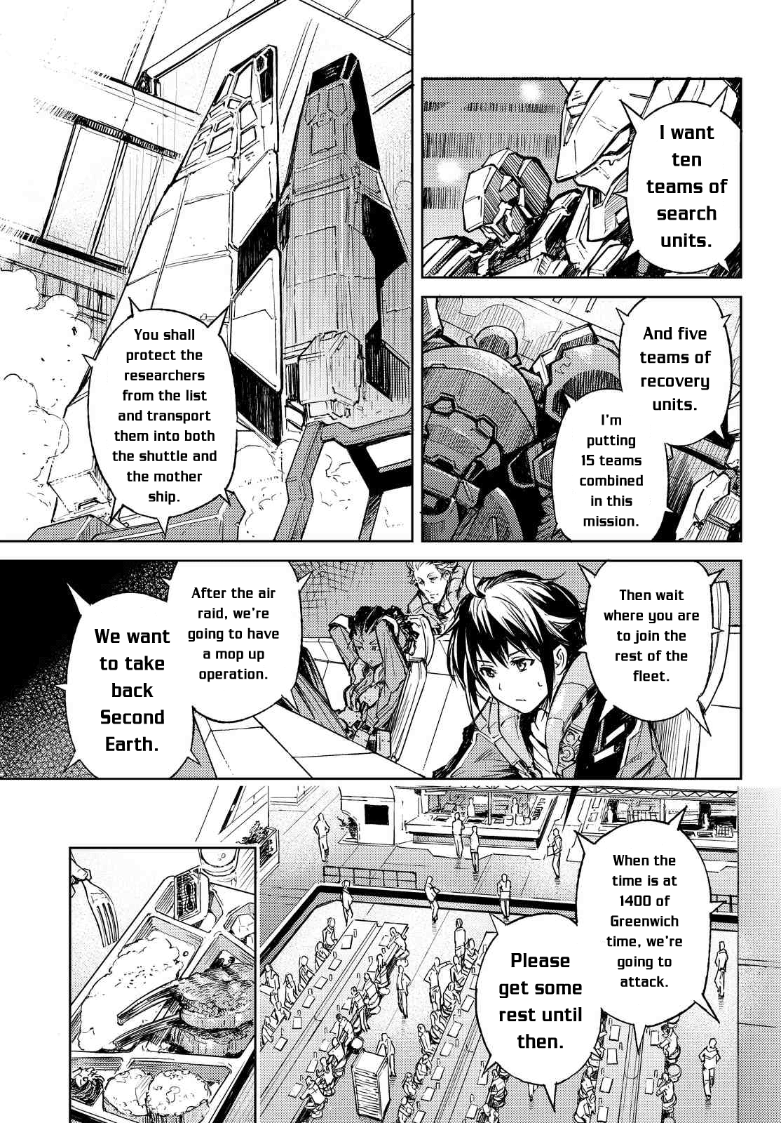 Buster Dress Chapter 1 page 22 - Chapter 1: Second-Earth. Dropping.