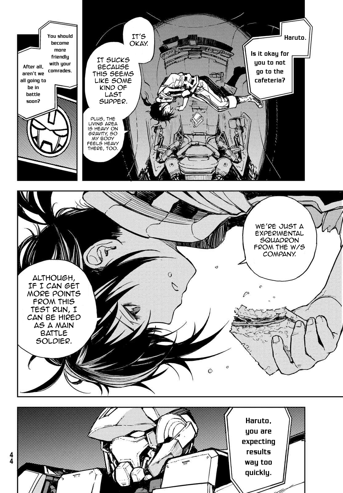 Buster Dress Chapter 1 page 23 - Chapter 1: Second-Earth. Dropping.