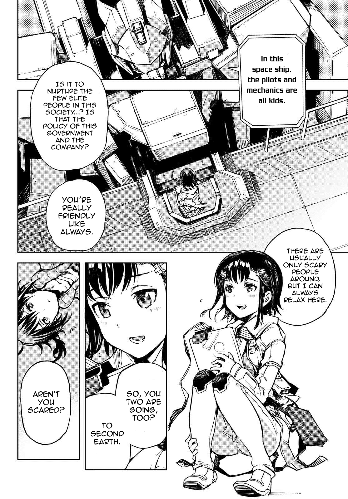 Buster Dress Chapter 1 page 25 - Chapter 1: Second-Earth. Dropping.