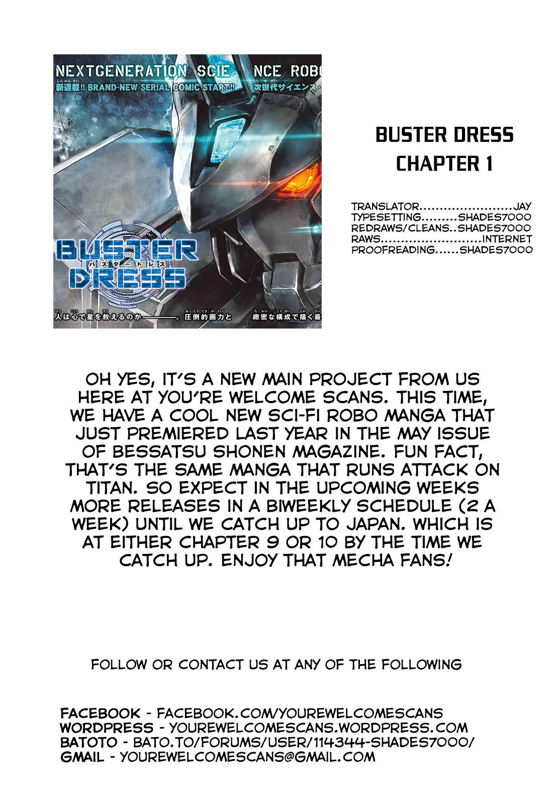 Buster Dress Chapter 1 page 51 - Chapter 1: Second-Earth. Dropping.