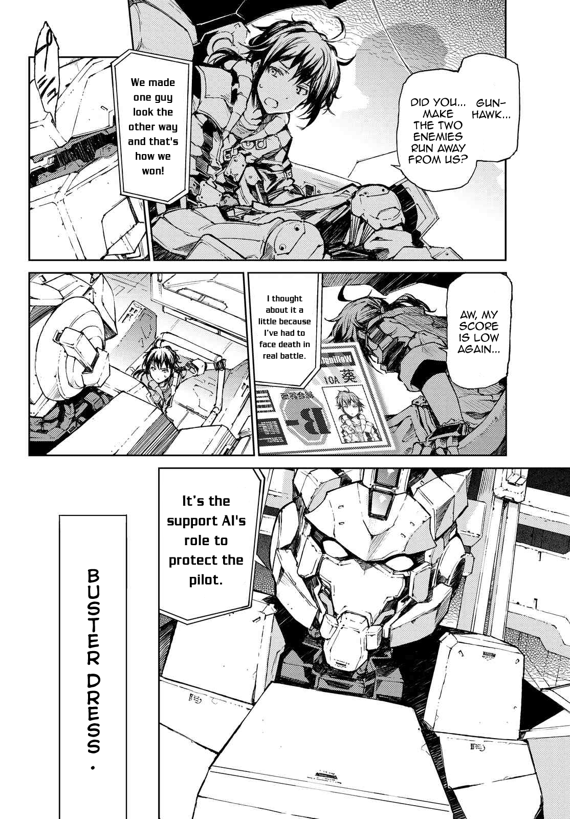 Buster Dress Chapter 1 page 8 - Chapter 1: Second-Earth. Dropping.