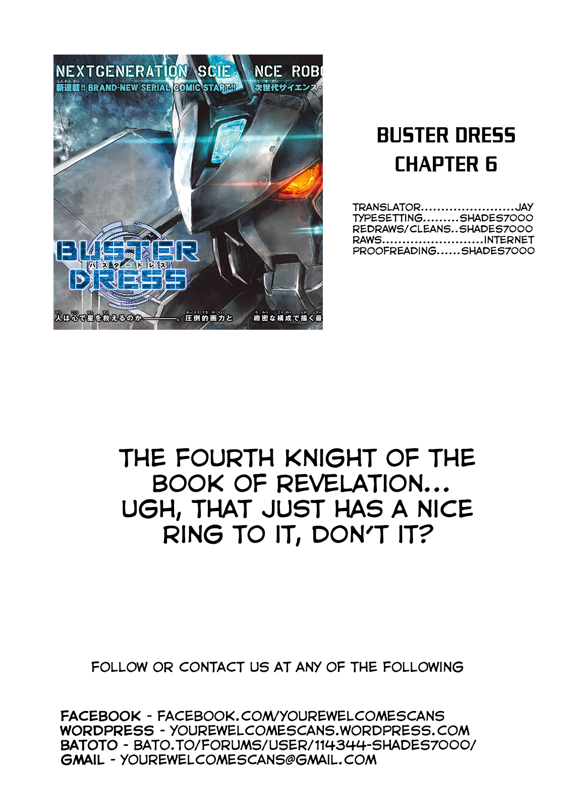 Buster Dress Chapter 6 page 31 - Chapter 6: Restart.