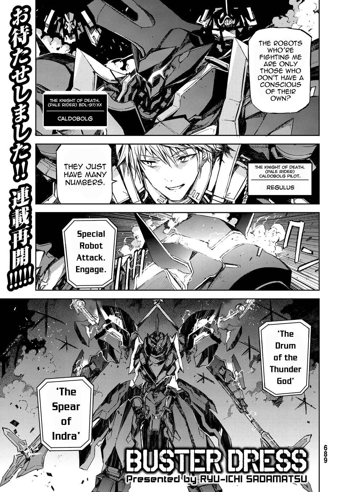 Buster Dress Chapter 7.2 page 2 - Chapter 7.2: The Knights of Death 3.