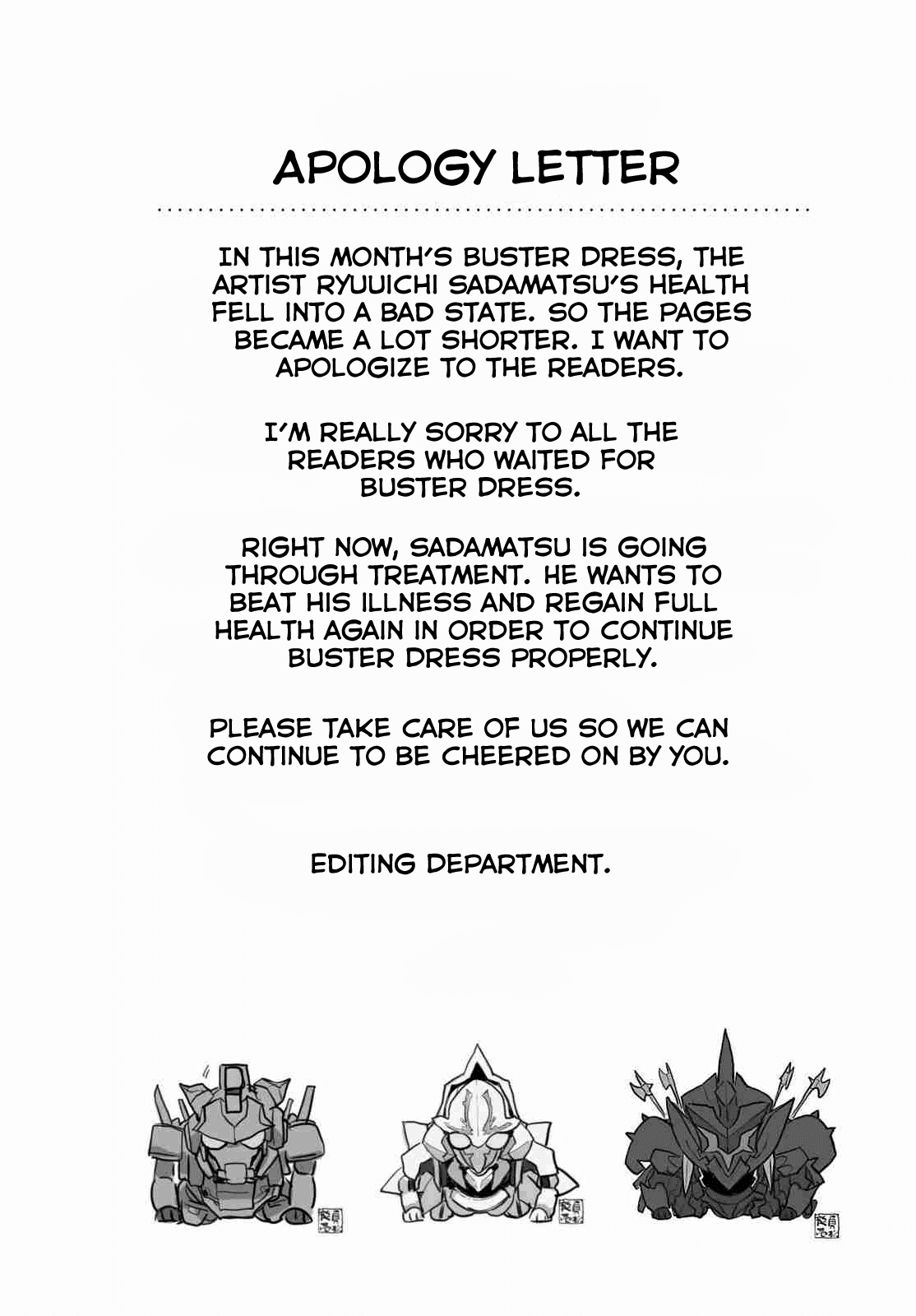 Buster Dress Chapter 7 page 18 - Chapter 7: The Knight of Death.