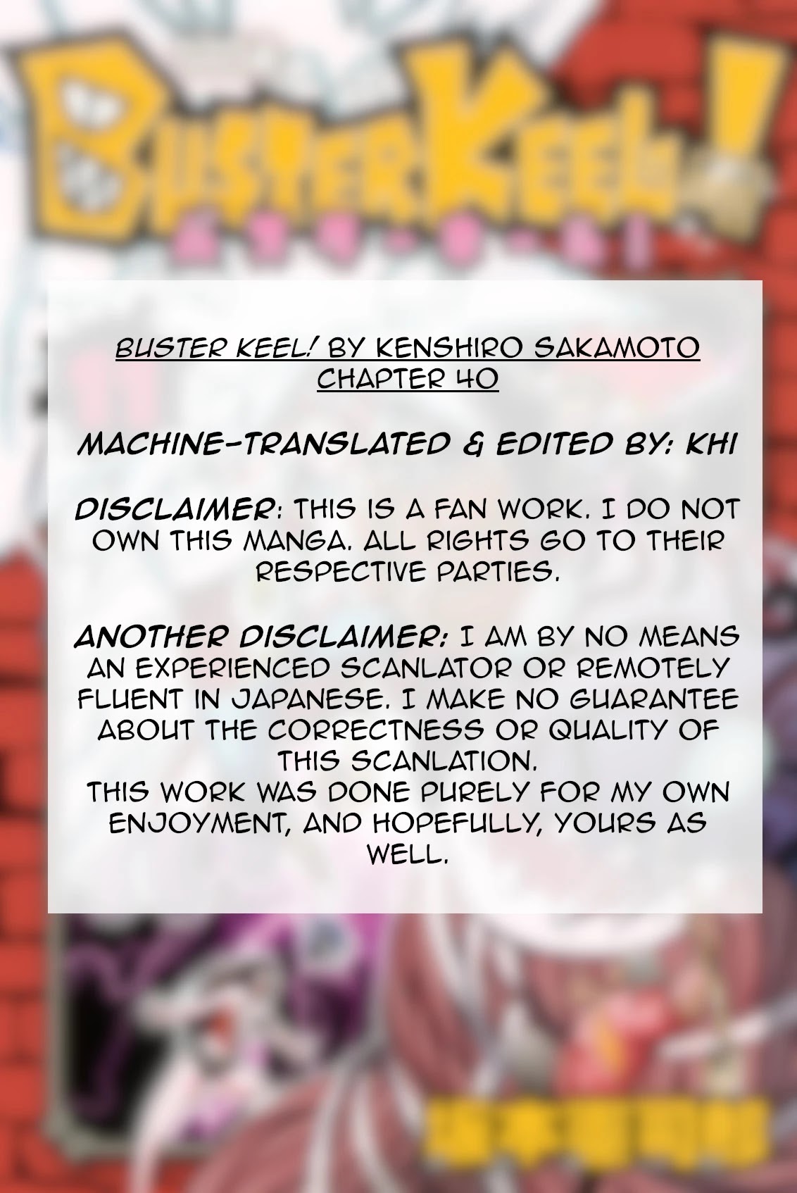 Buster Keel! Chapter 40 page 2 - Chapter 40: Feast of God (Part 5)
