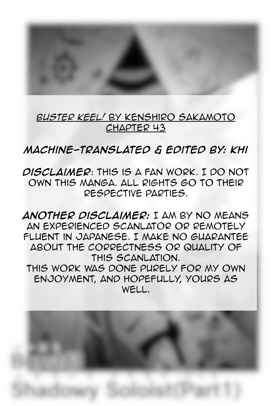Buster Keel! Chapter 43 page 2 - Chapter 43: Shadowy Soloist (Part 1)
