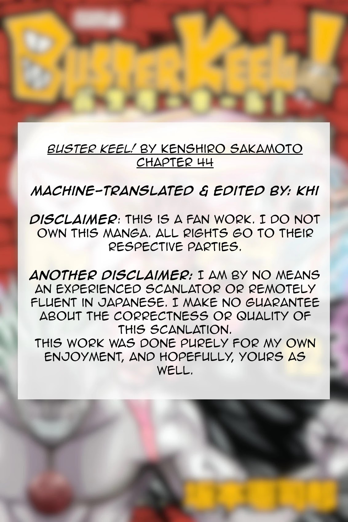 Buster Keel! Chapter 44 page 2 - Chapter 44: Shadowy Soloist (Part 2)