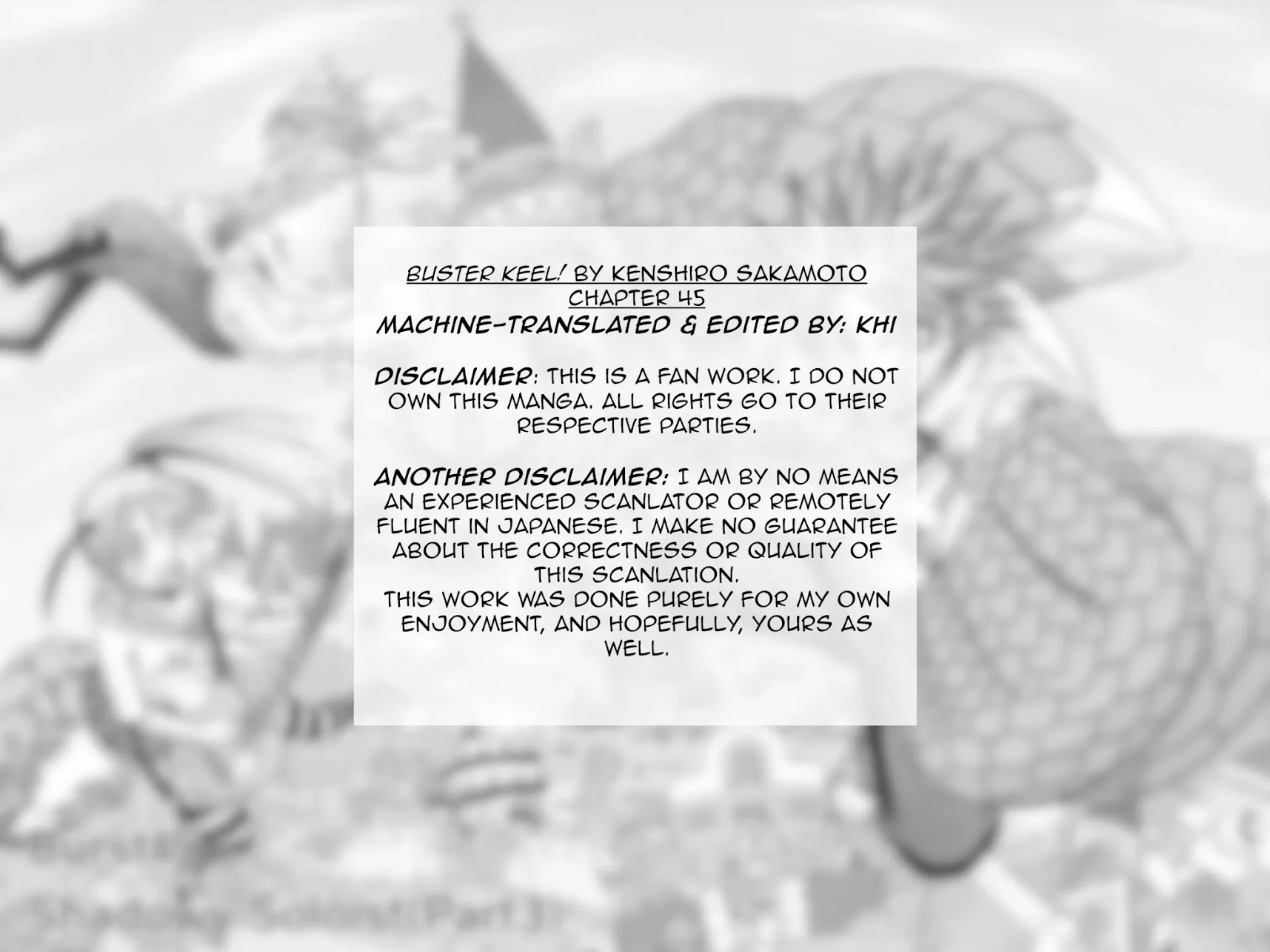 Buster Keel! Chapter 45 page 3 - Chapter 45: Shadowy Soloist (Part 3)