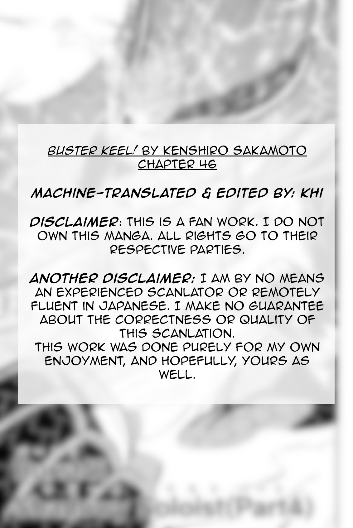 Buster Keel! Chapter 46 page 2 - Chapter 46: Shadowy Soloist (Part 4)
