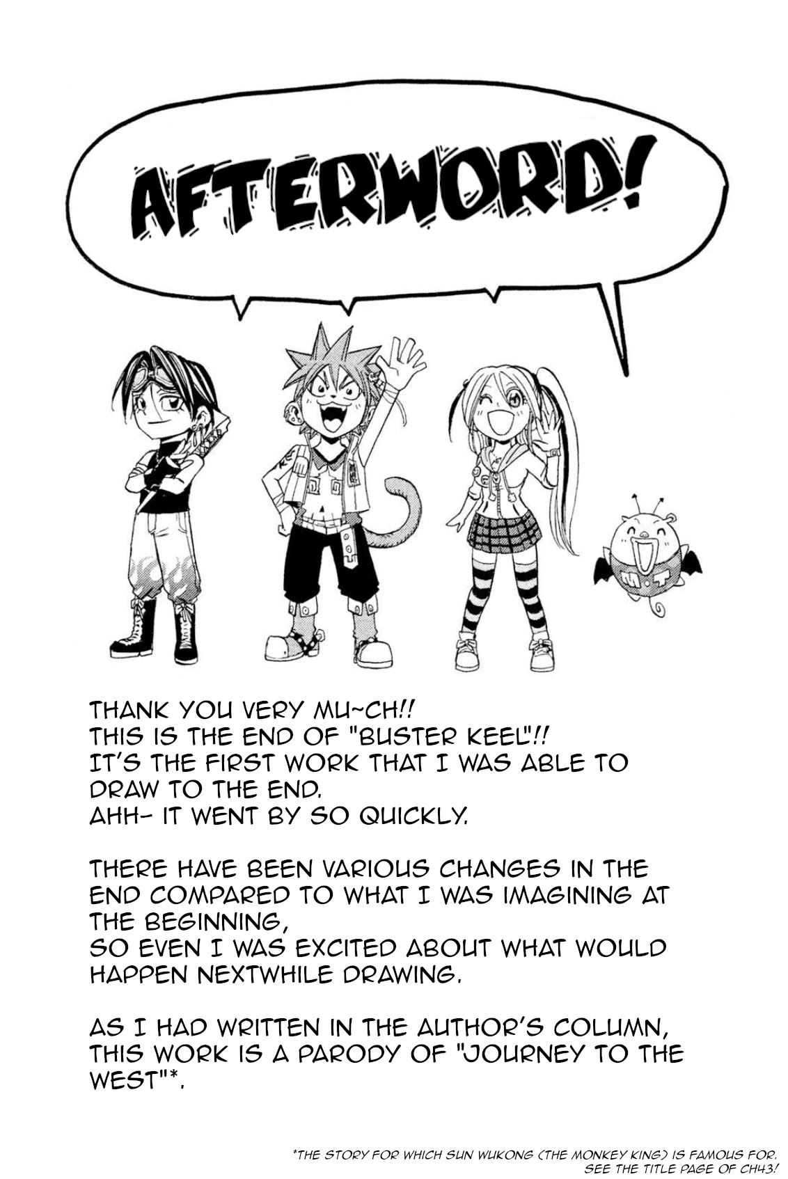Buster Keel! Chapter 47 page 45 - Chapter 47: We are BUSTERKEEL! [END]