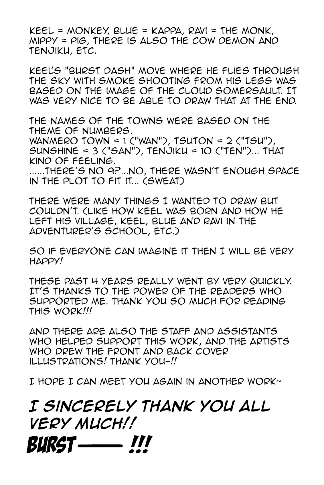Buster Keel! Chapter 47 page 46 - Chapter 47: We are BUSTERKEEL! [END]