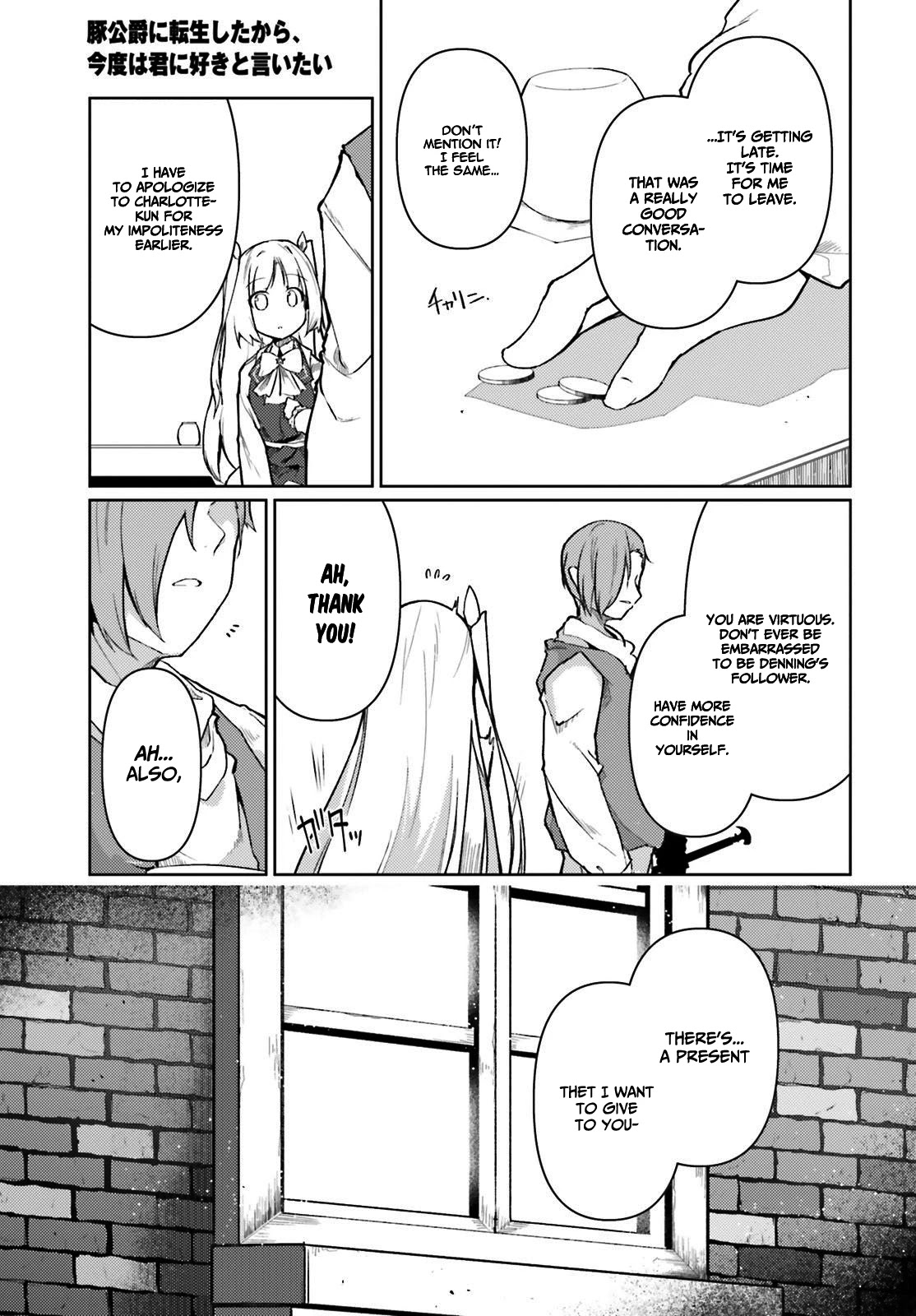 Buta Koushaku ni Tensei Shitakara, Kondo wa Kimi ni Suki to Iitai Chapter 20 page 12 - Chapter 20