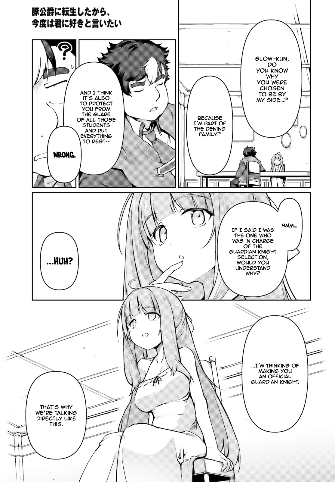 Buta Koushaku ni Tensei Shitakara, Kondo wa Kimi ni Suki to Iitai Chapter 28 page 6 - Chapter 28