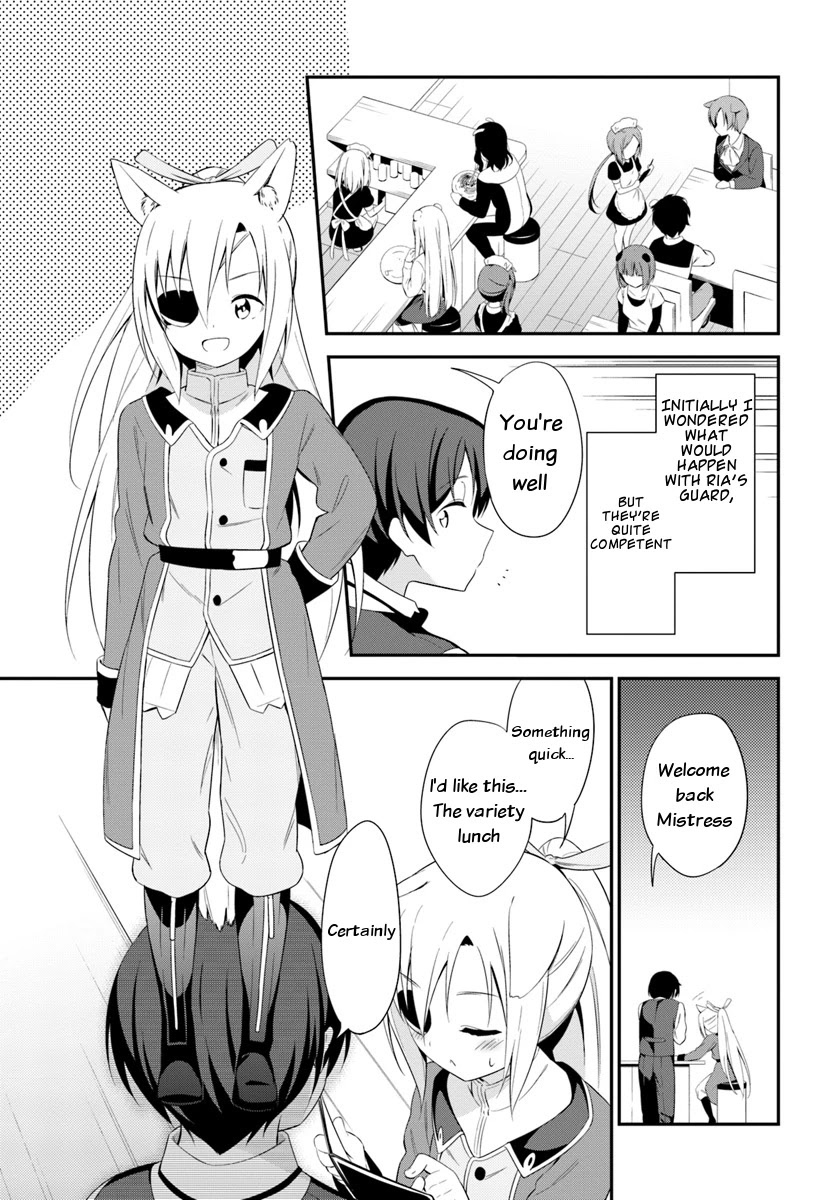 Butsuri-san de Musou shitetara Motemote ni Narimashita Chapter 11 page 4 - Chapter 11: Opening a Maid cafe in another world